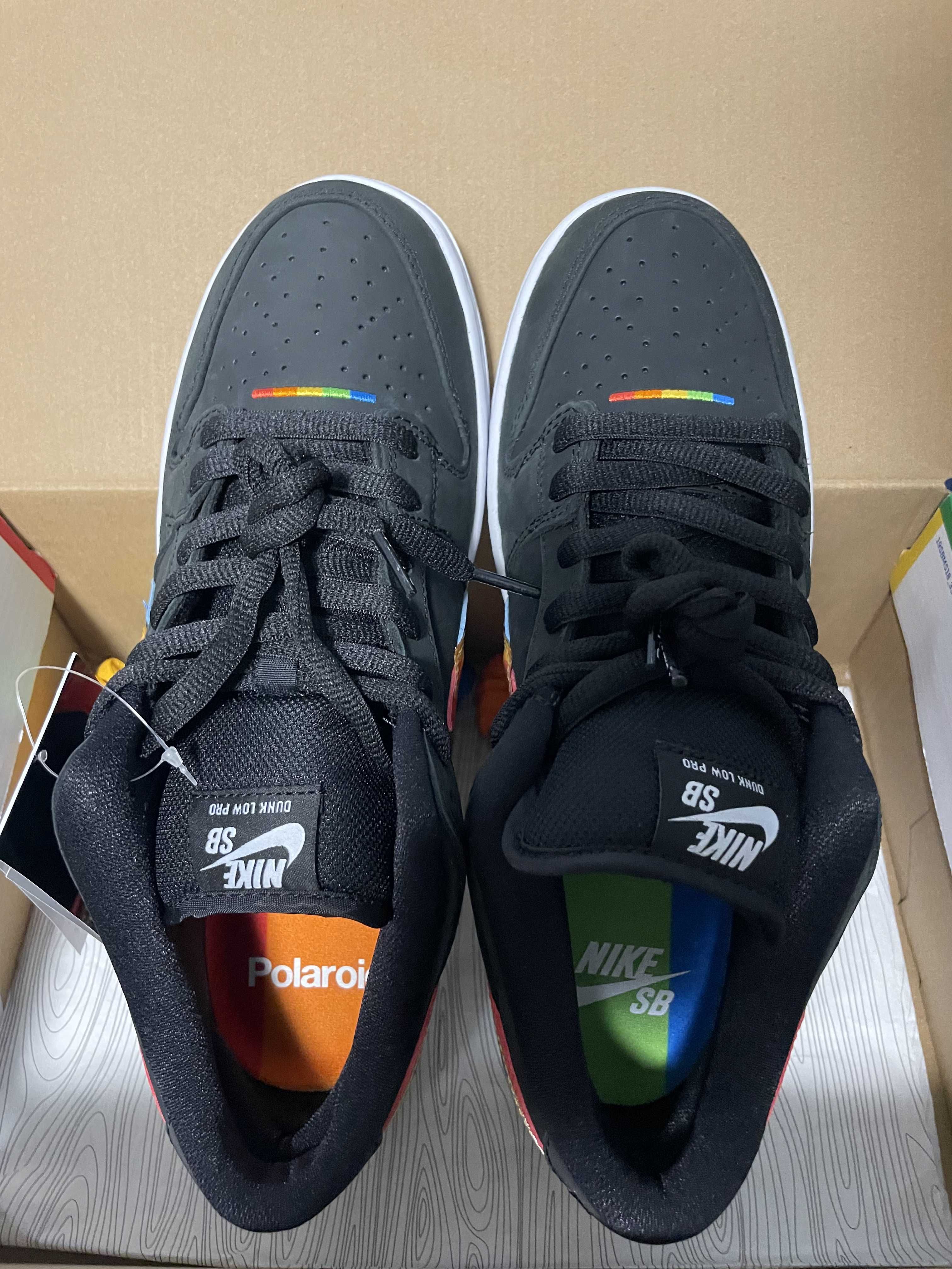 Polaroid × Nike SB Dunk Low Pro QS "Black/White"