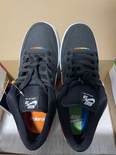 Polaroid × Nike SB Dunk Low Pro QS "Black/White"