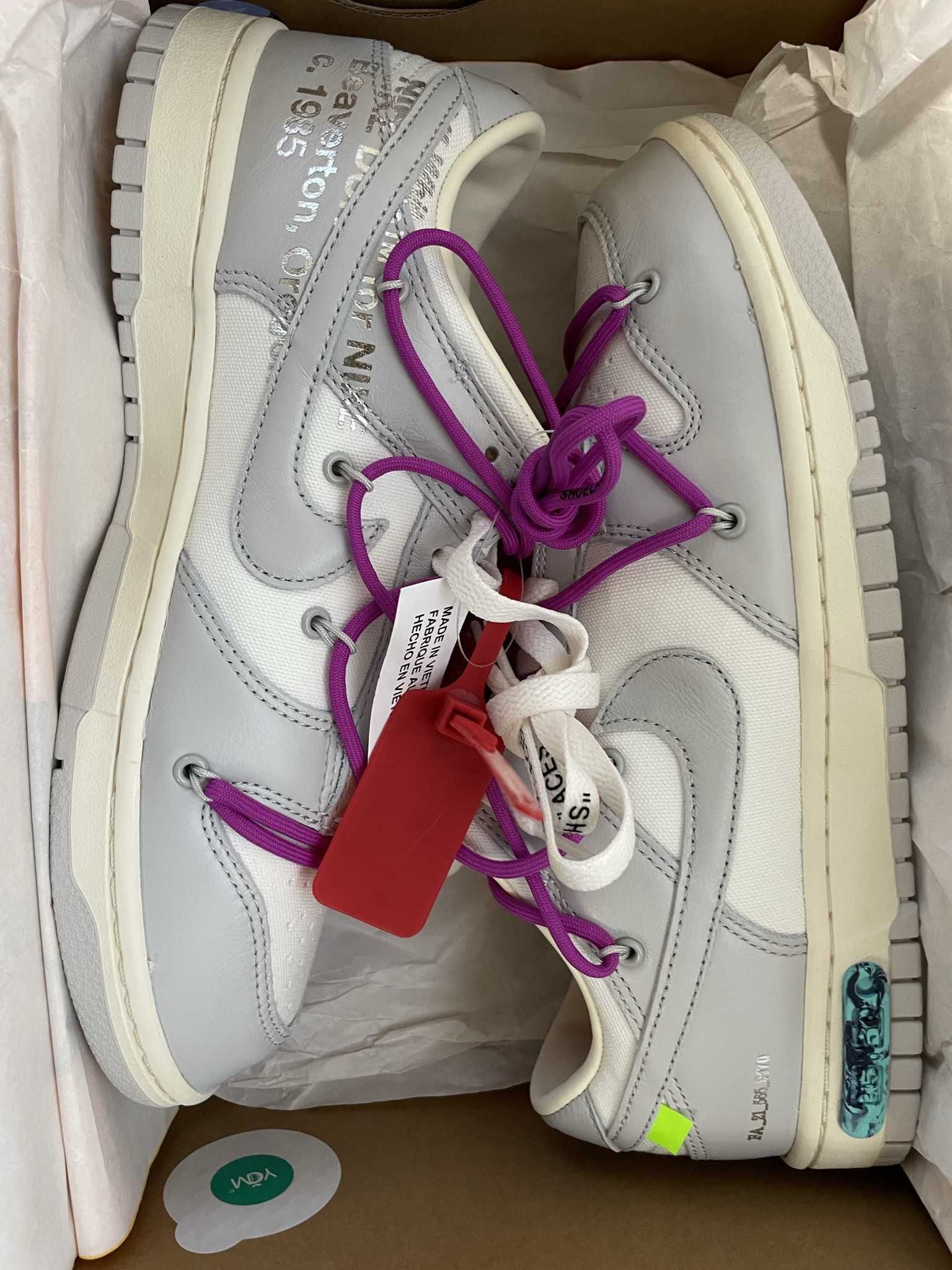 Off-White × Nike Dunk Low 1 of 50 "Lot.45"