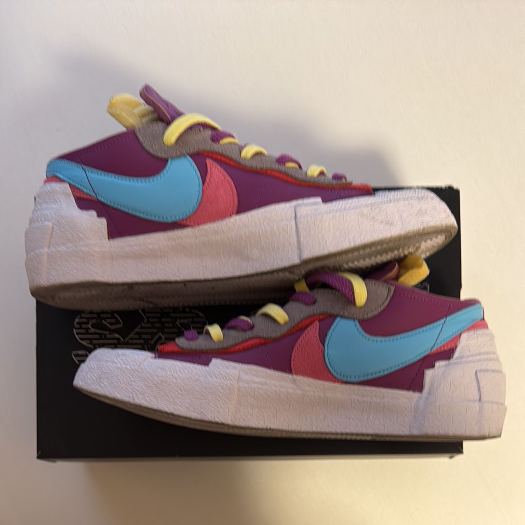 KAWS × sacai × Nike Blazer Low "Purple Dusk"