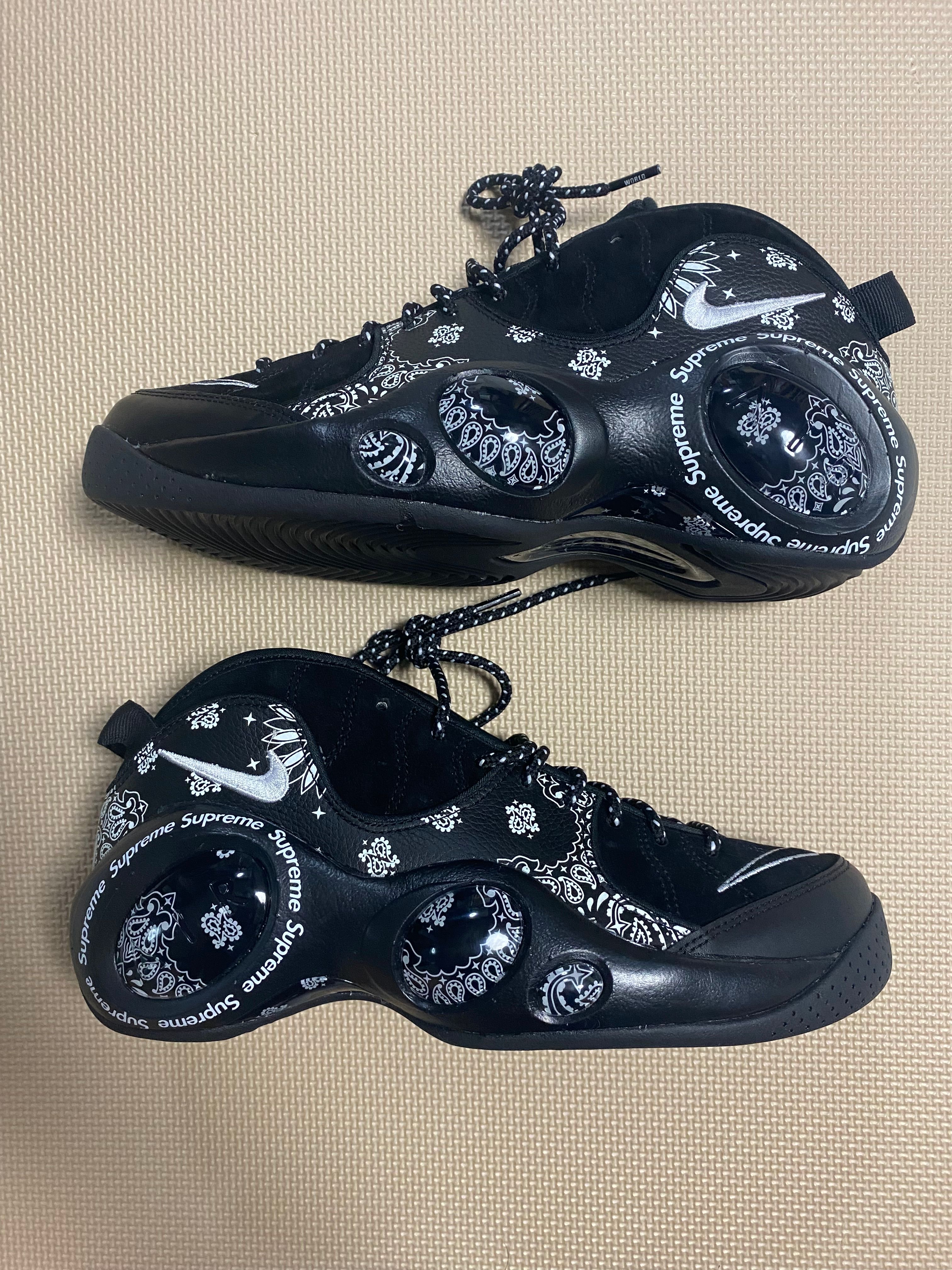 Supreme × Nike Air Zoom Flight 95 SP "Black/White"