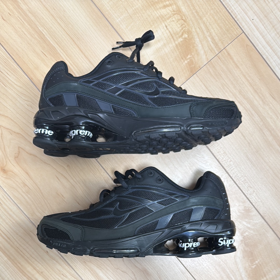 Supreme × Nike Shox Ride 2 "Black/Black-White"