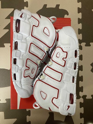 NIKE AIR MORE UPTEMPO "WHITE/VARSITY RED" (2021)