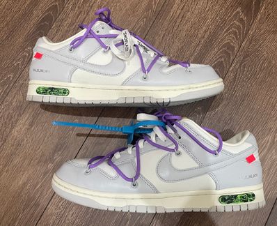 Off-White × Nike Dunk Low "Sail/Neutral Gray"