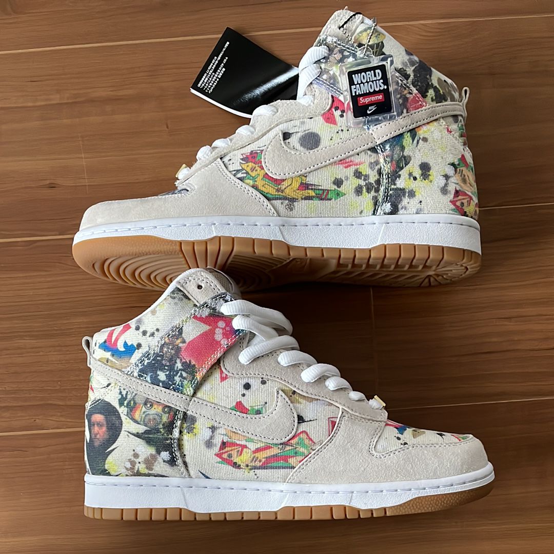 Supreme × Nike SB Dunk High "Rammellzee"
