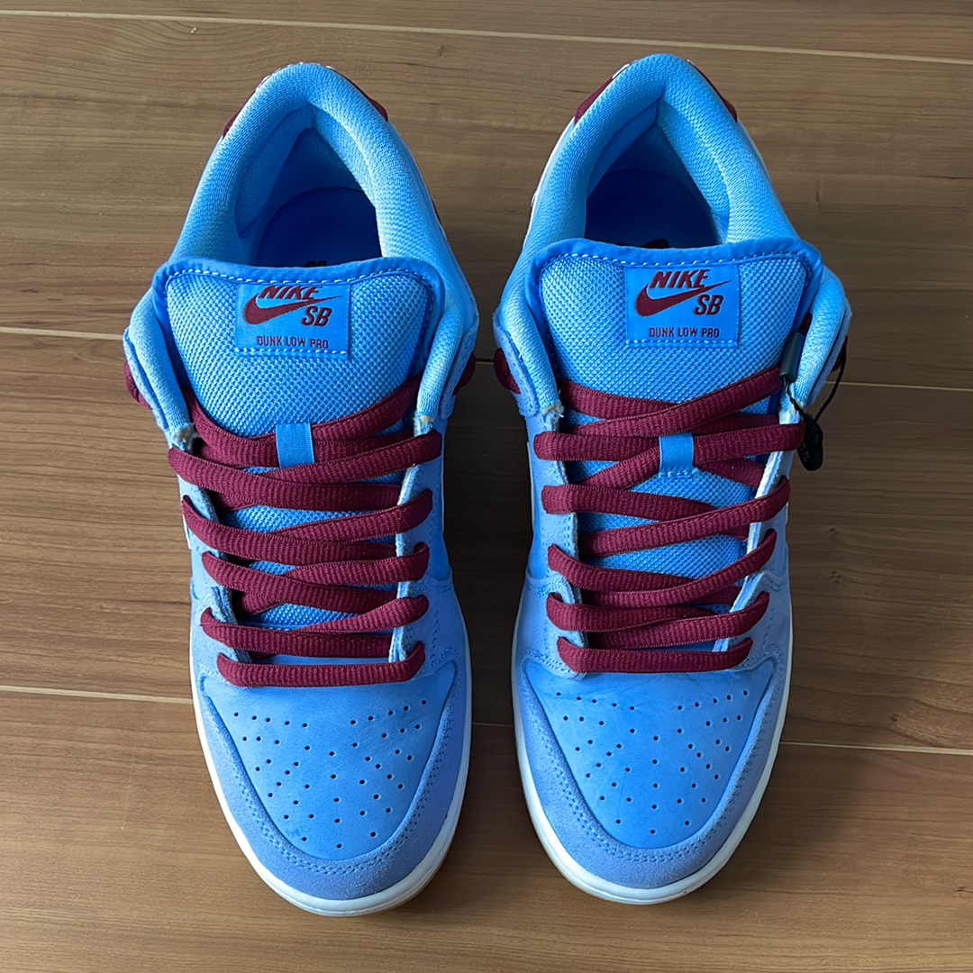 Nike SB Dunk Low Pro "Philadelphia Phillies/Valor Blue and Team Maroon"