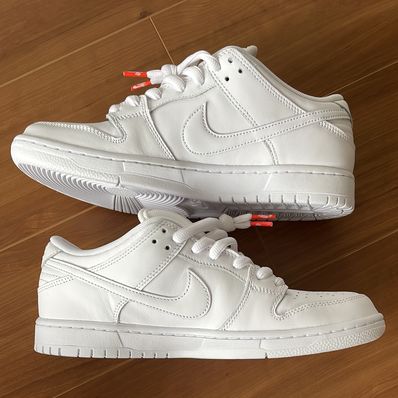 Nike SB Dunk Low Pro ISO "Triple White"