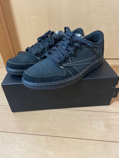 Travis Scott × Nike Air Jordan 1 Low OG SP "Black Phantom"