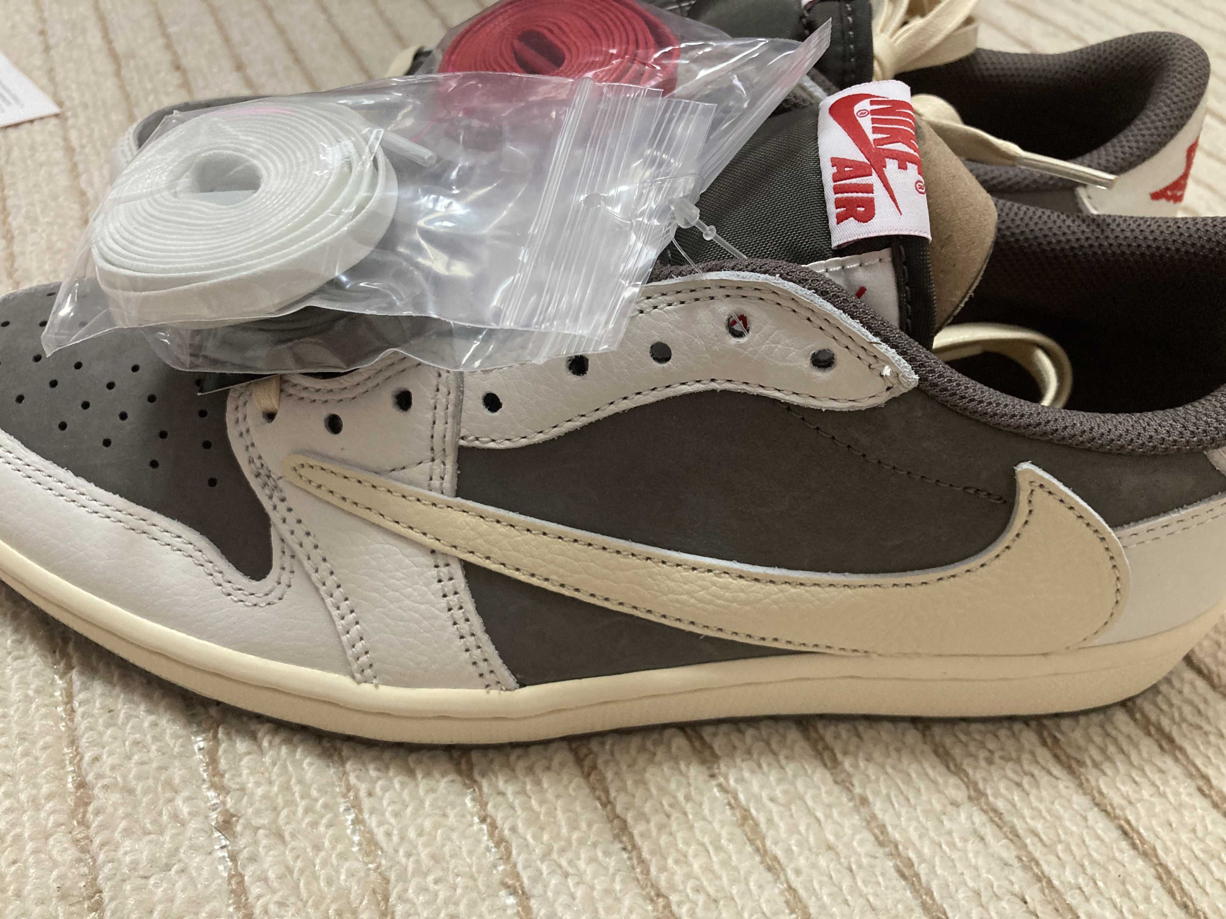 Travis Scott × Nike Air Jordan 1 Low OG SP "Reverse Mocha/Sail and Ridgerock"