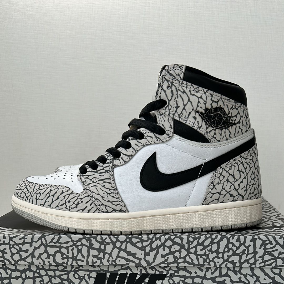 Nike Air Jordan 1 High OG "White Cement/Safari"