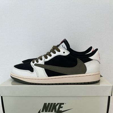 Travis Scott × Nike Women's Air Jordan 1 Low OG "Medium Olive"
