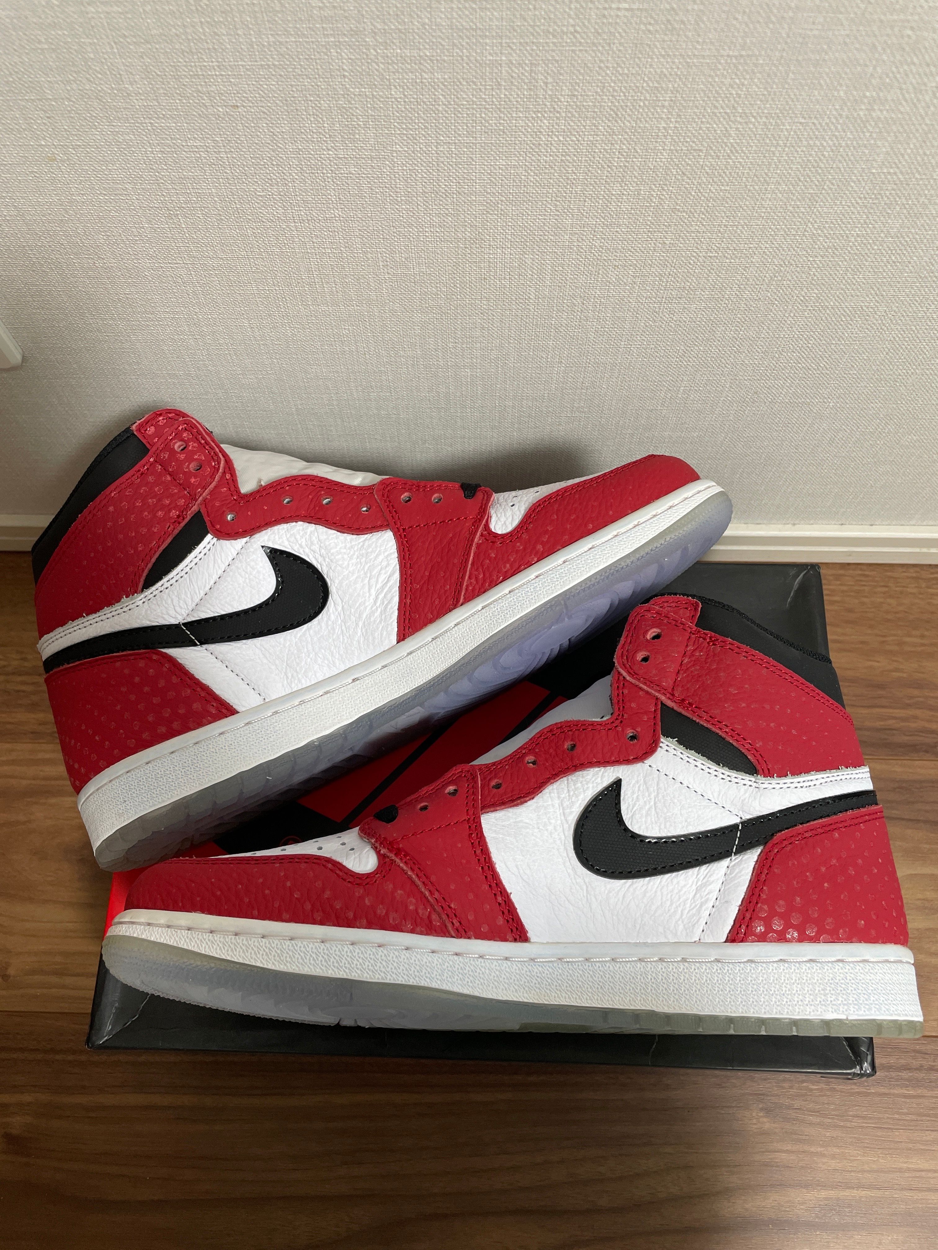Spiderman × Nike Air Jordan 1 Origin Story "Gym Red/White/Photo Blue/Black"