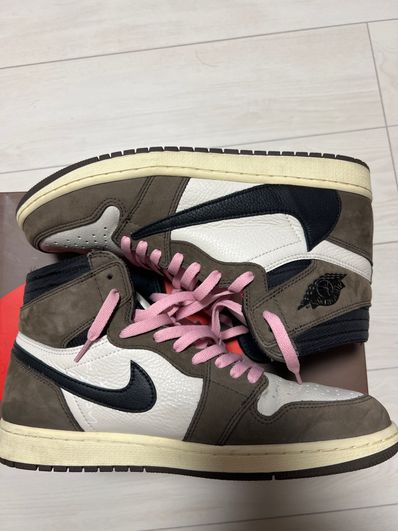 Travis Scott × Nike Air Jordan 1 Retro High OG TS SP "Sail/Dark Mocha"
