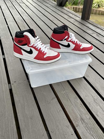 Spiderman × Nike Air Jordan 1 Origin Story "Gym Red/White/Photo Blue/Black"