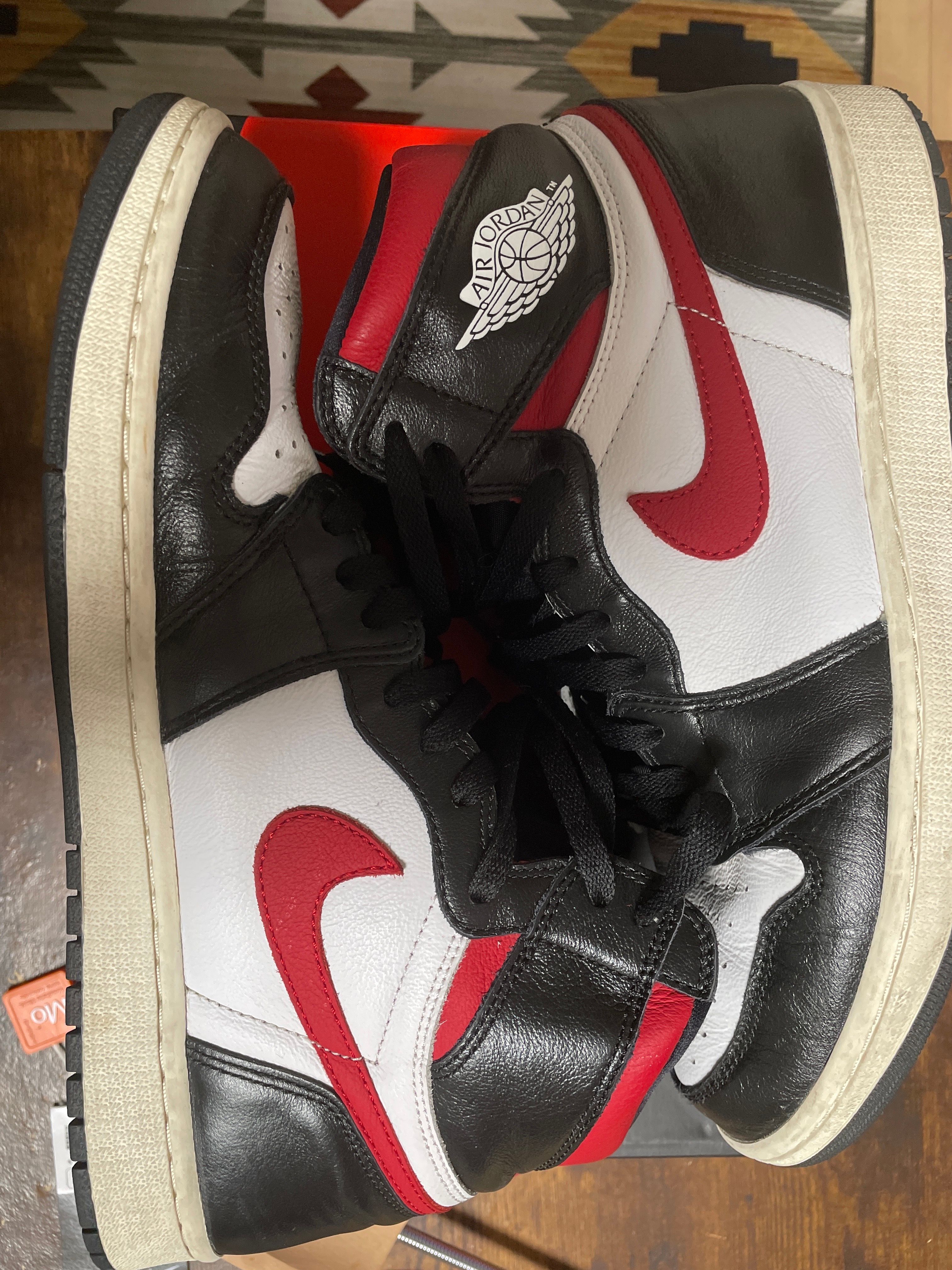 Nike Air Jordan 1 Retro High "Black/White/Sail/Gym Red"    