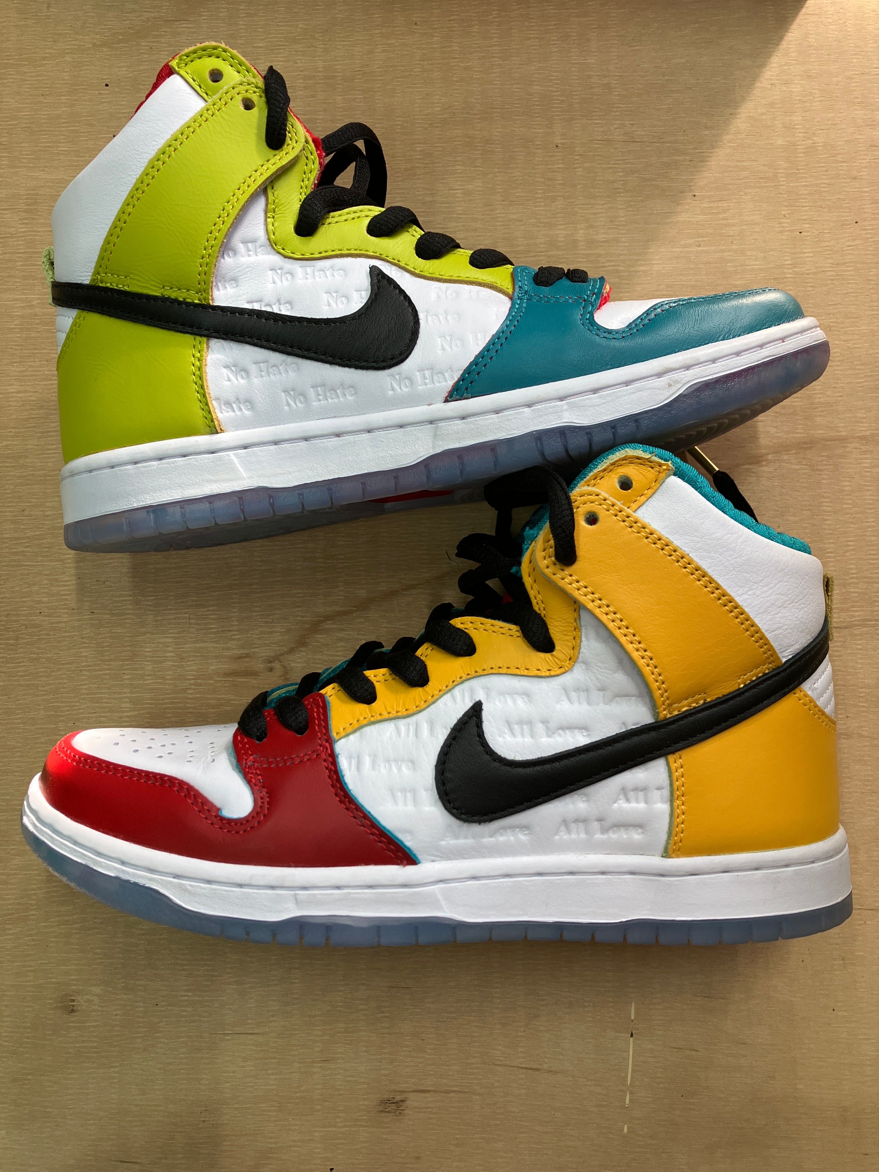 froSkate × Nike SB Dunk High Pro QS "All Love"