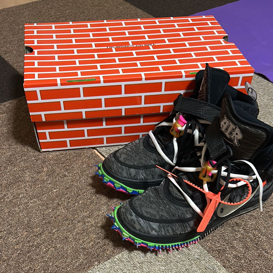 Off-White × Nike Air Force 1 Mid "Black"