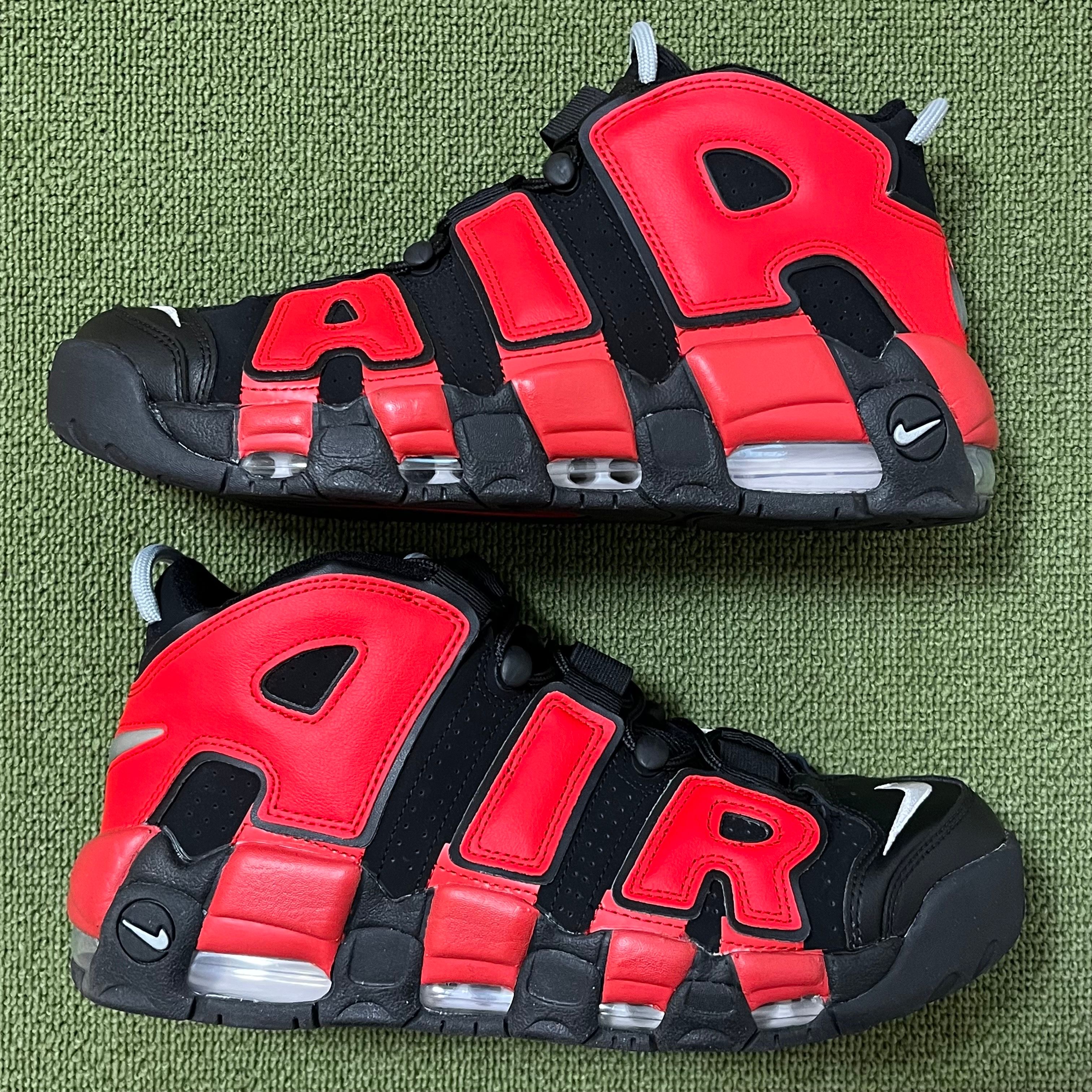 Nike Air More Uptempo '96 "Black and University Red"