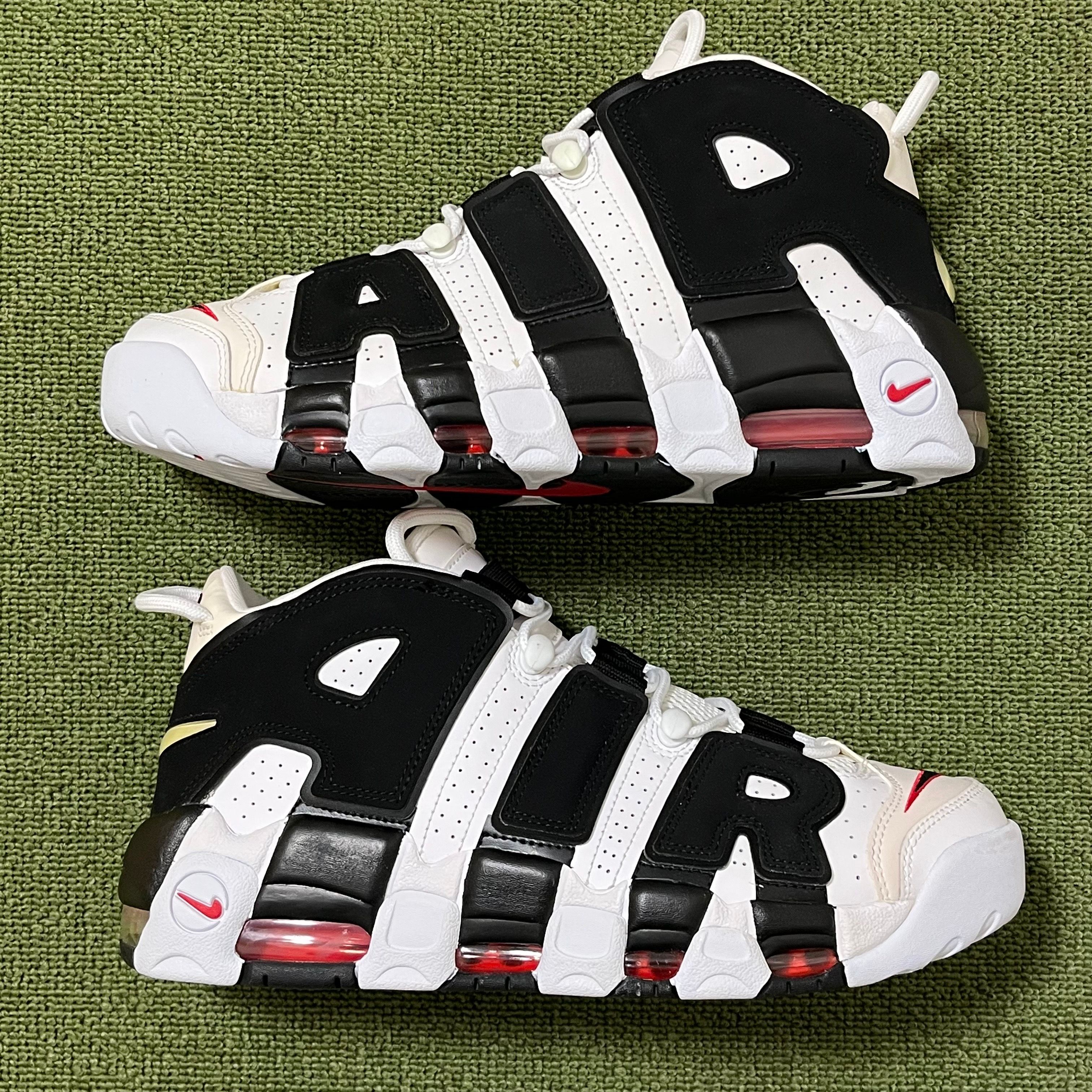 Nike Air More up Tempo "White/Black/University Red"(~2018)