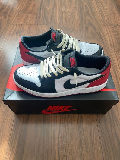 Nike Air Jordan 1 Retro Low OG "Black Toe"