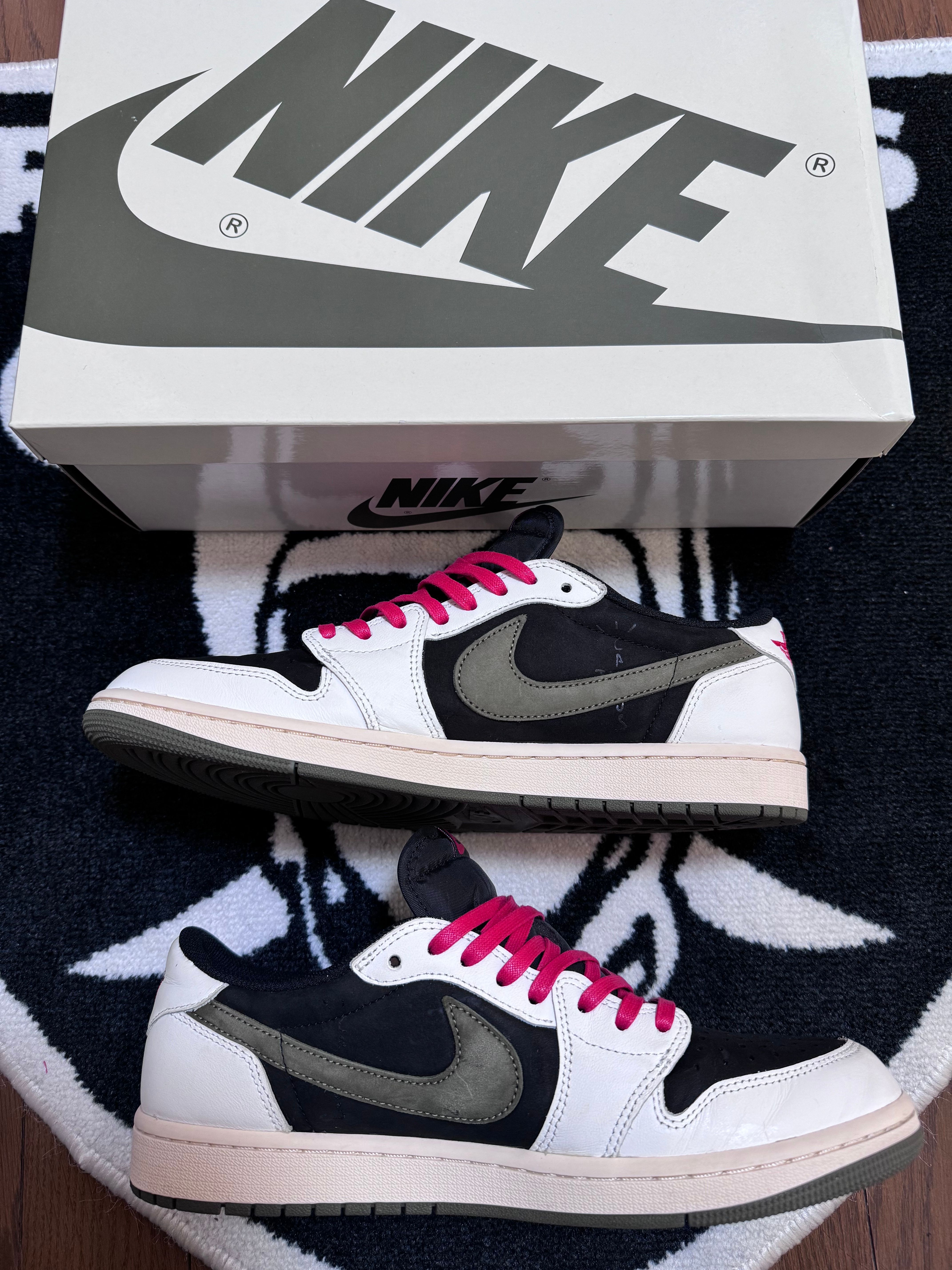 Travis Scott × Nike Women's Air Jordan 1 Low OG "Medium Olive"