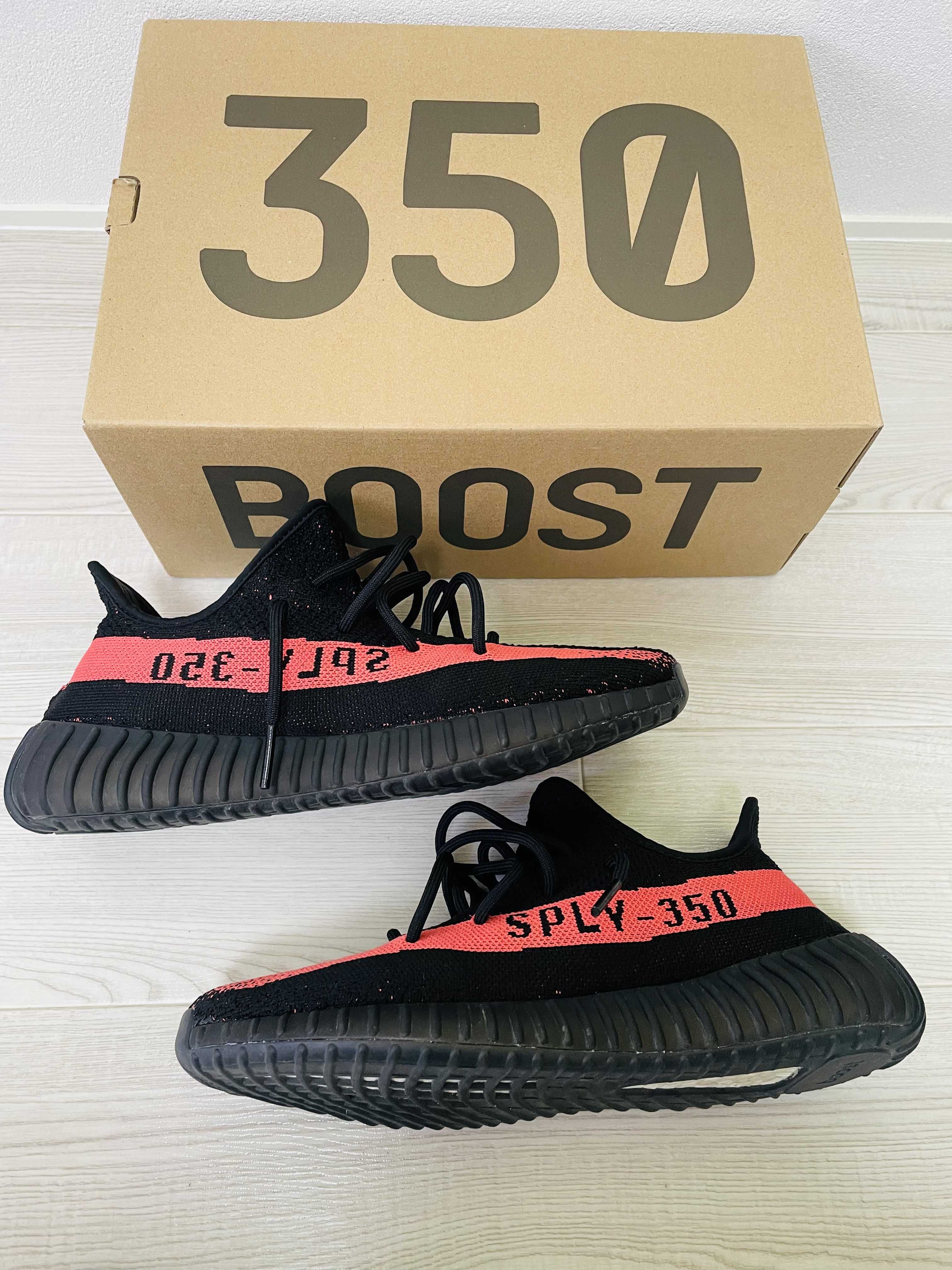 adidas YEEZY Boost 350 V2 "Core Black/Red"