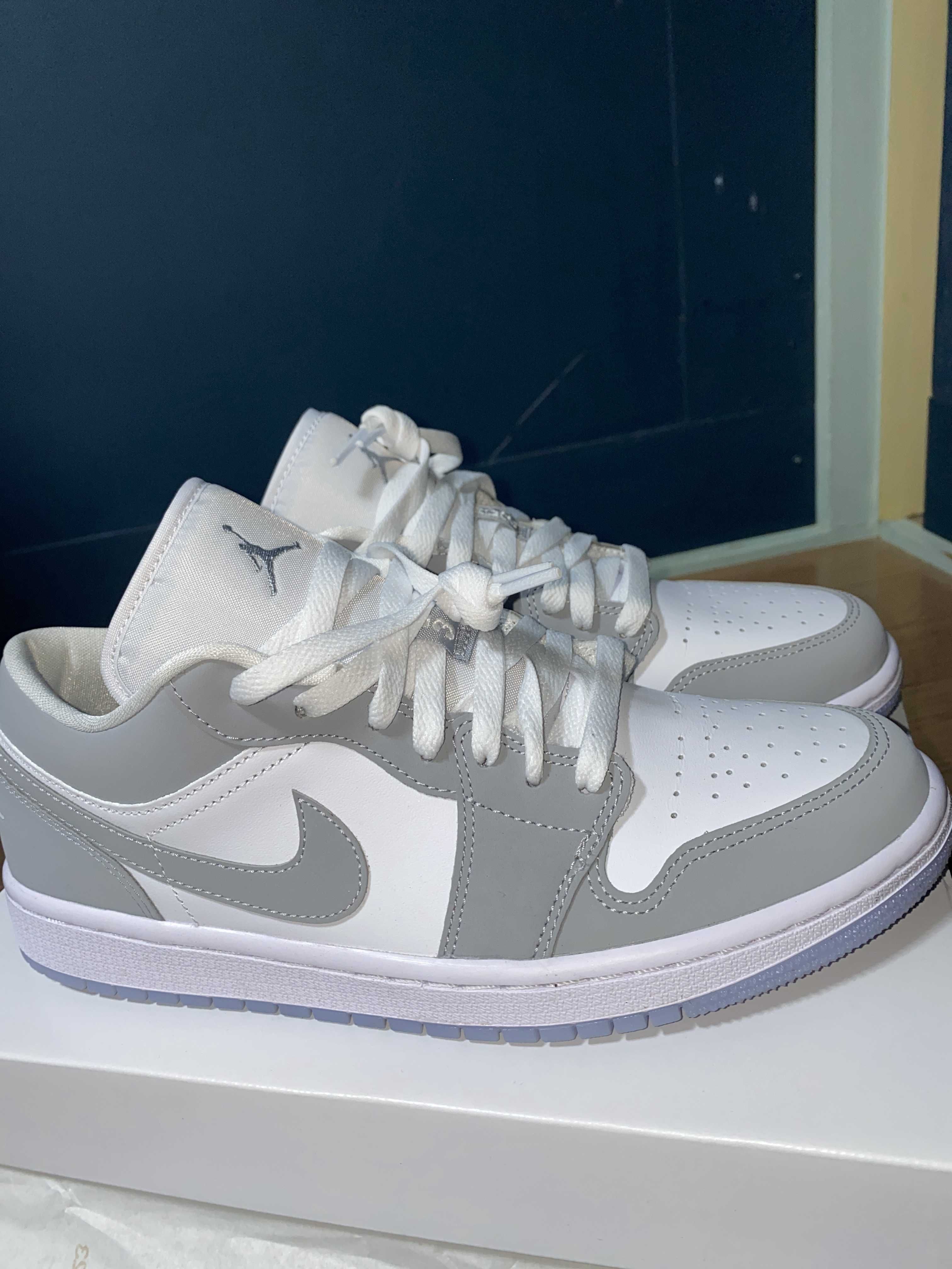 Nike Women's Air Jordan 1 Low "Wolf Grey"
