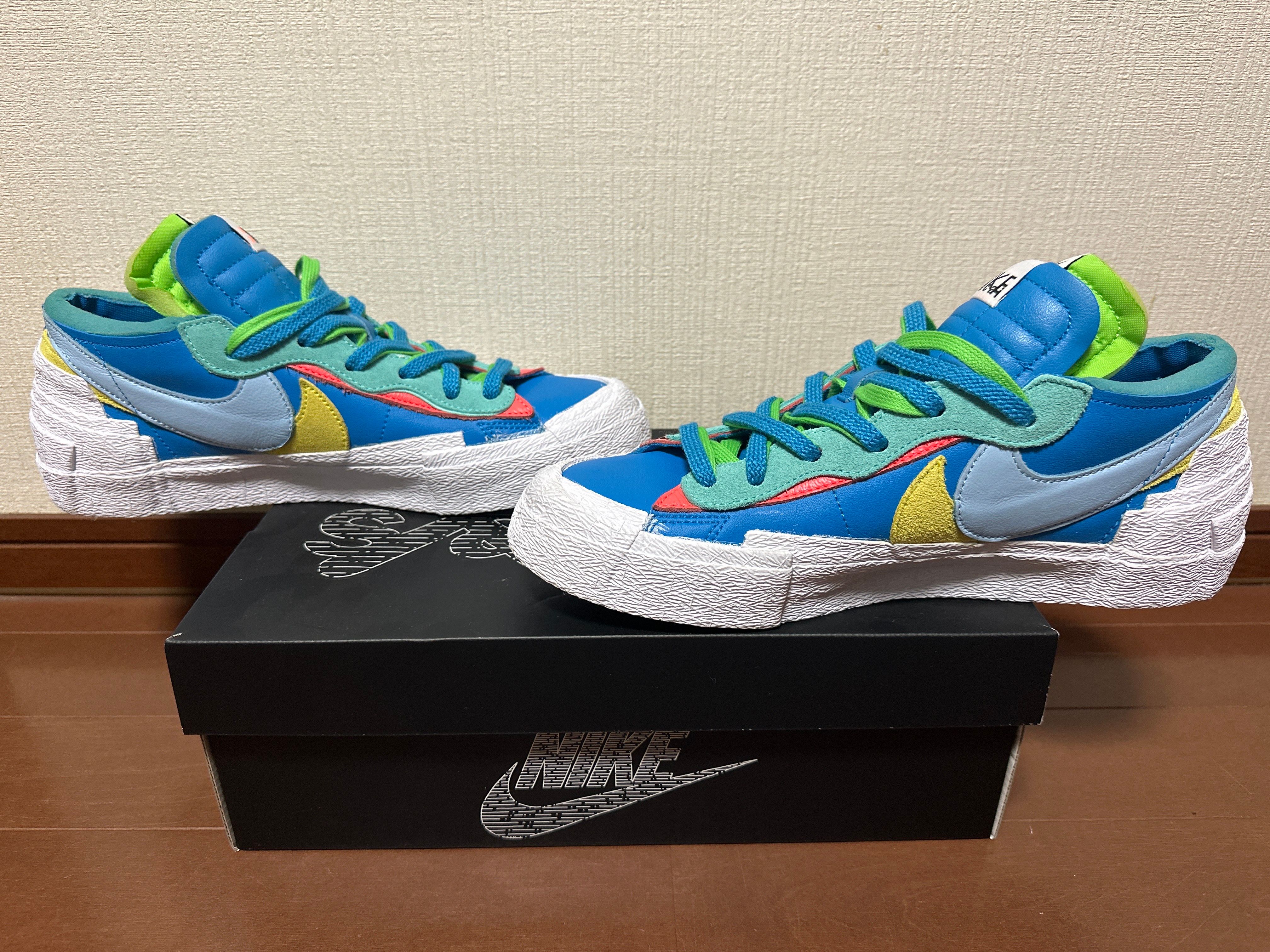 KAWS × sacai × Nike Blazer Low "Neptune Blue"