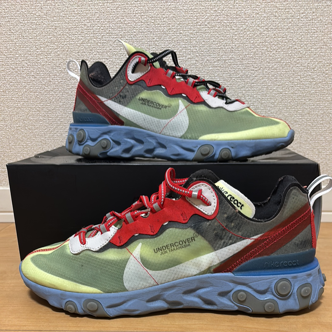 UNDERCOVER × Nike React Element 87 "Yellow/Red"