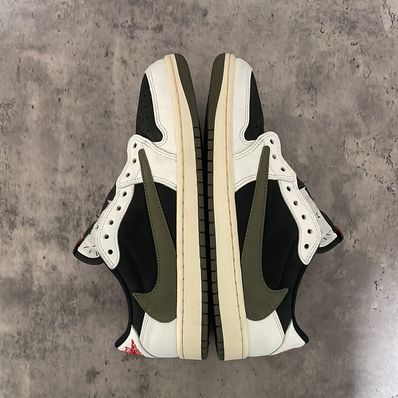 Travis Scott × Nike Women's Air Jordan 1 Low OG "Medium Olive"