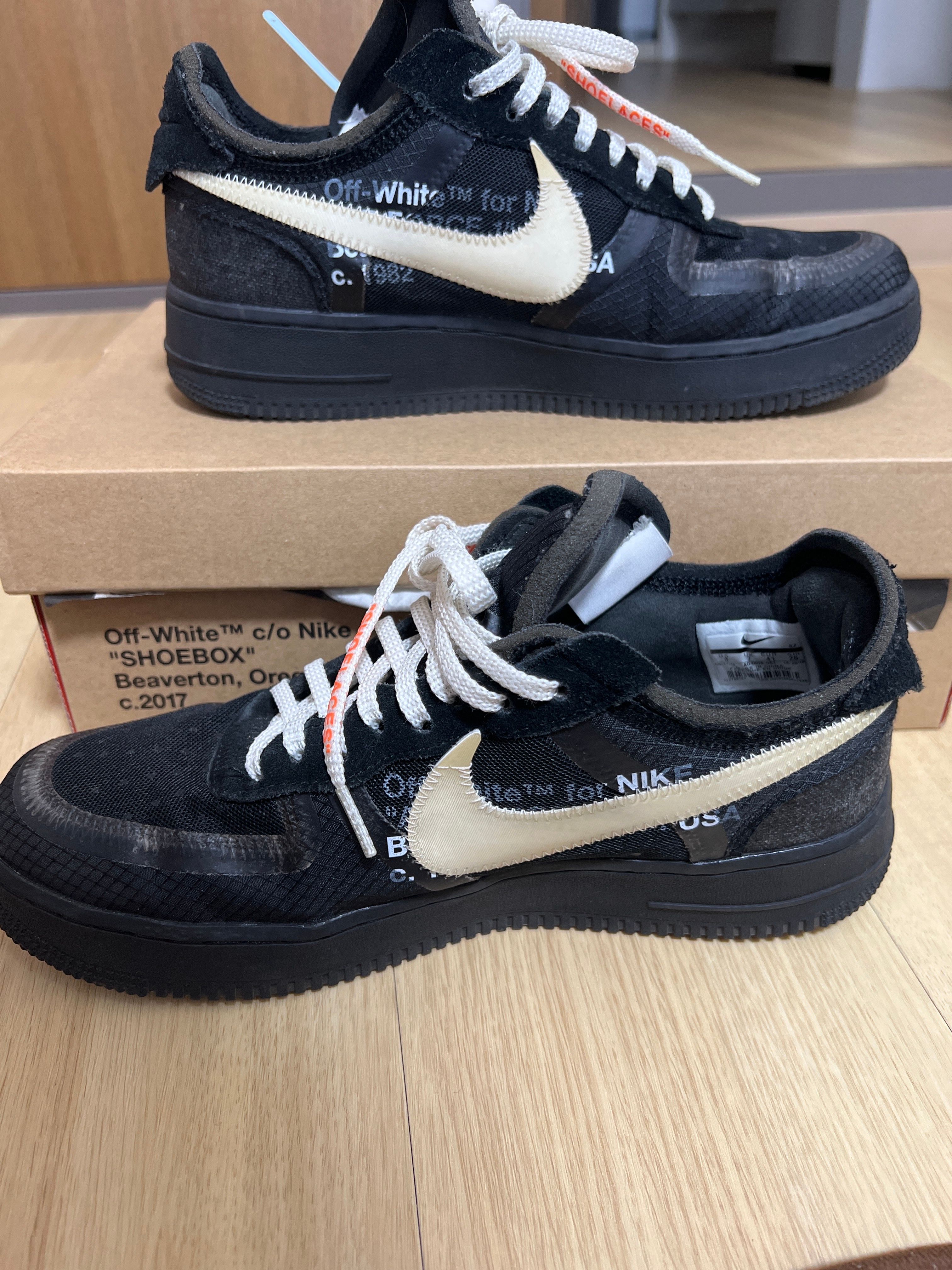 Off-White × Nike Air Force 1 Low "Black"