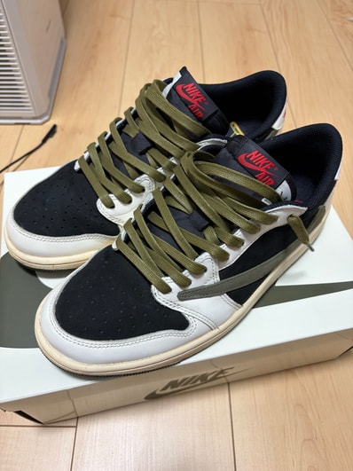 Travis Scott × Nike Women's Air Jordan 1 Low OG "Medium Olive"