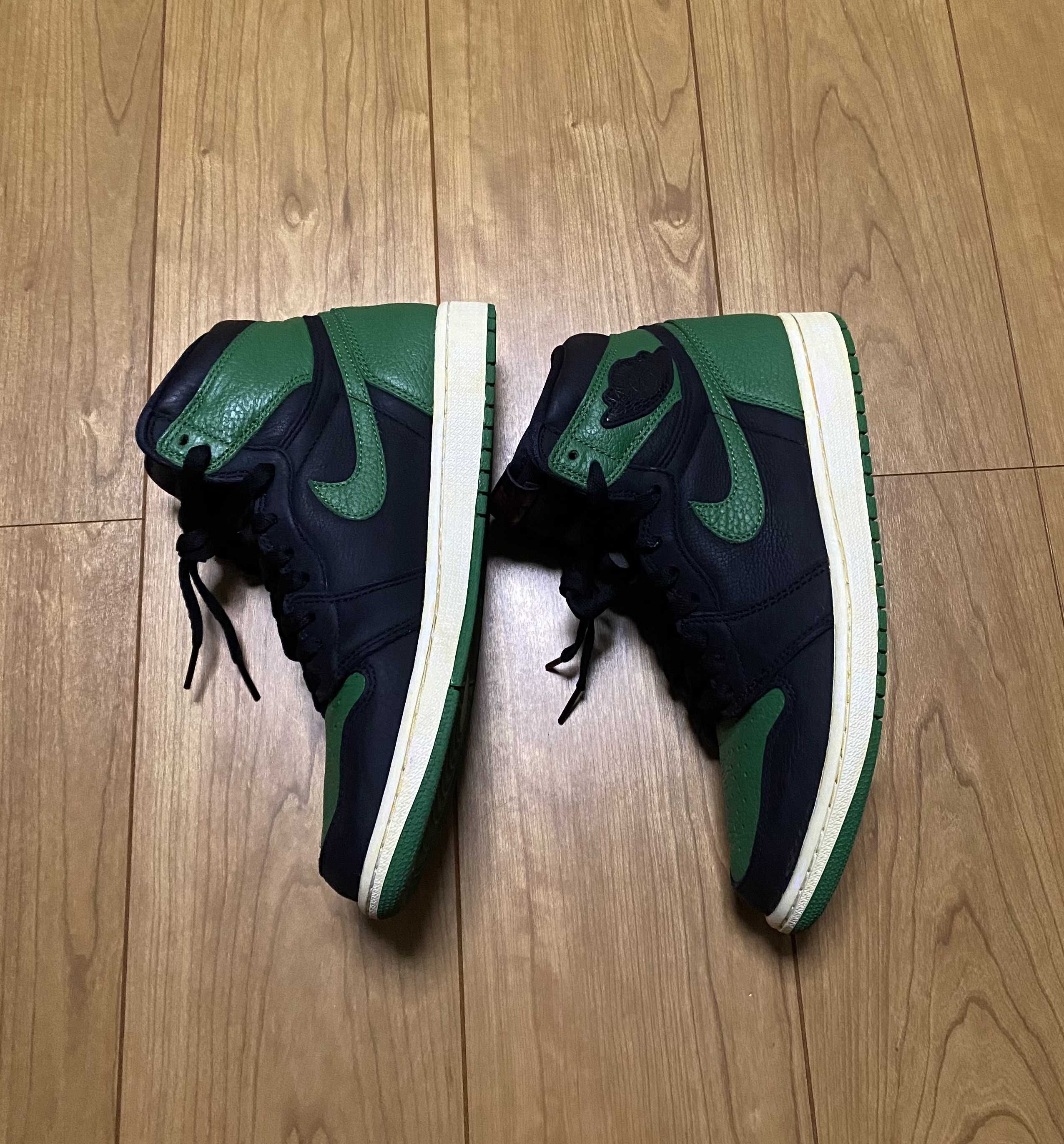 Nike Air Jordan 1 Retro High OG "Black/Pine Green" (2020)      
