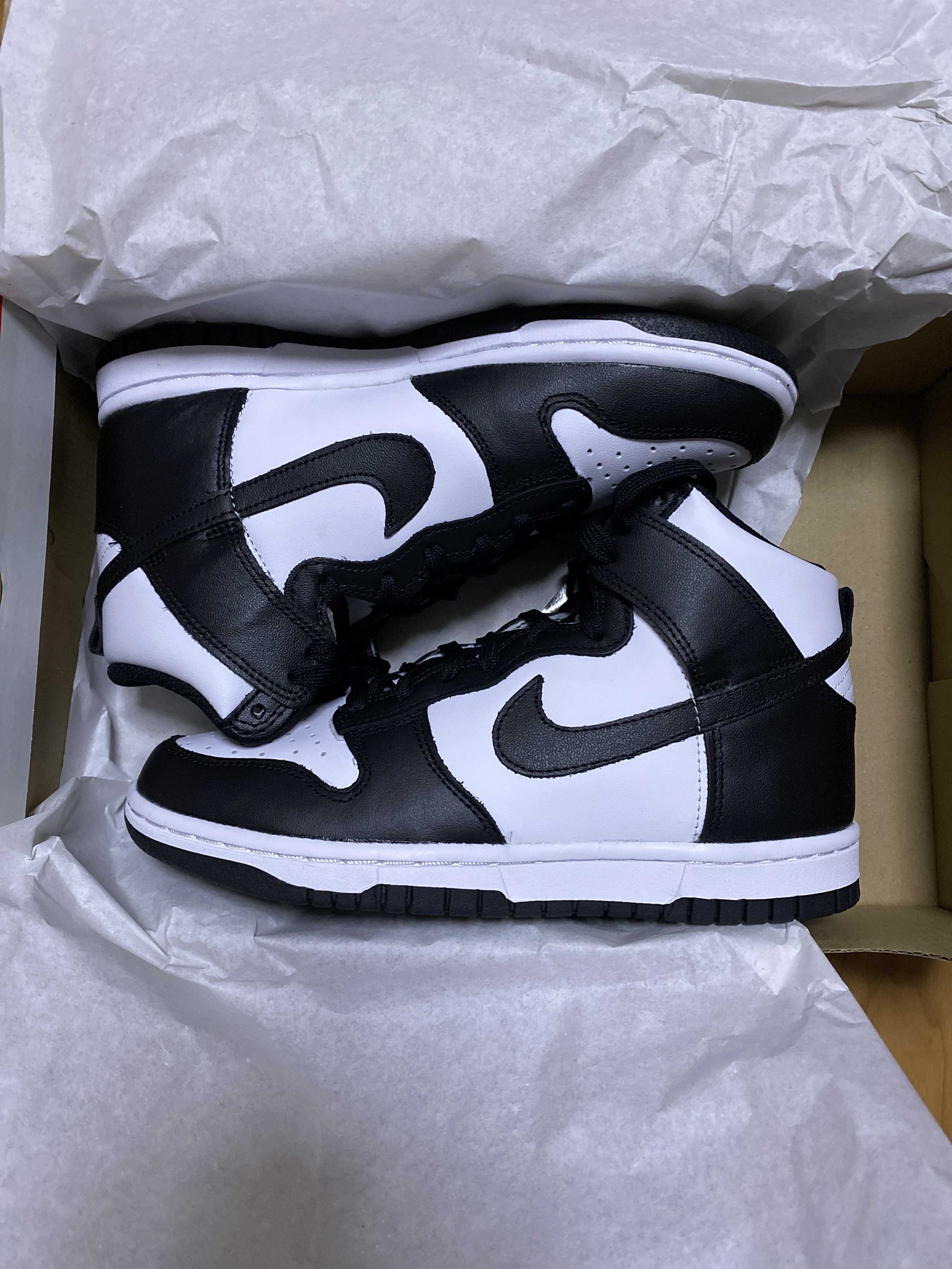 Nike Women's Dunk High "Black and White"
