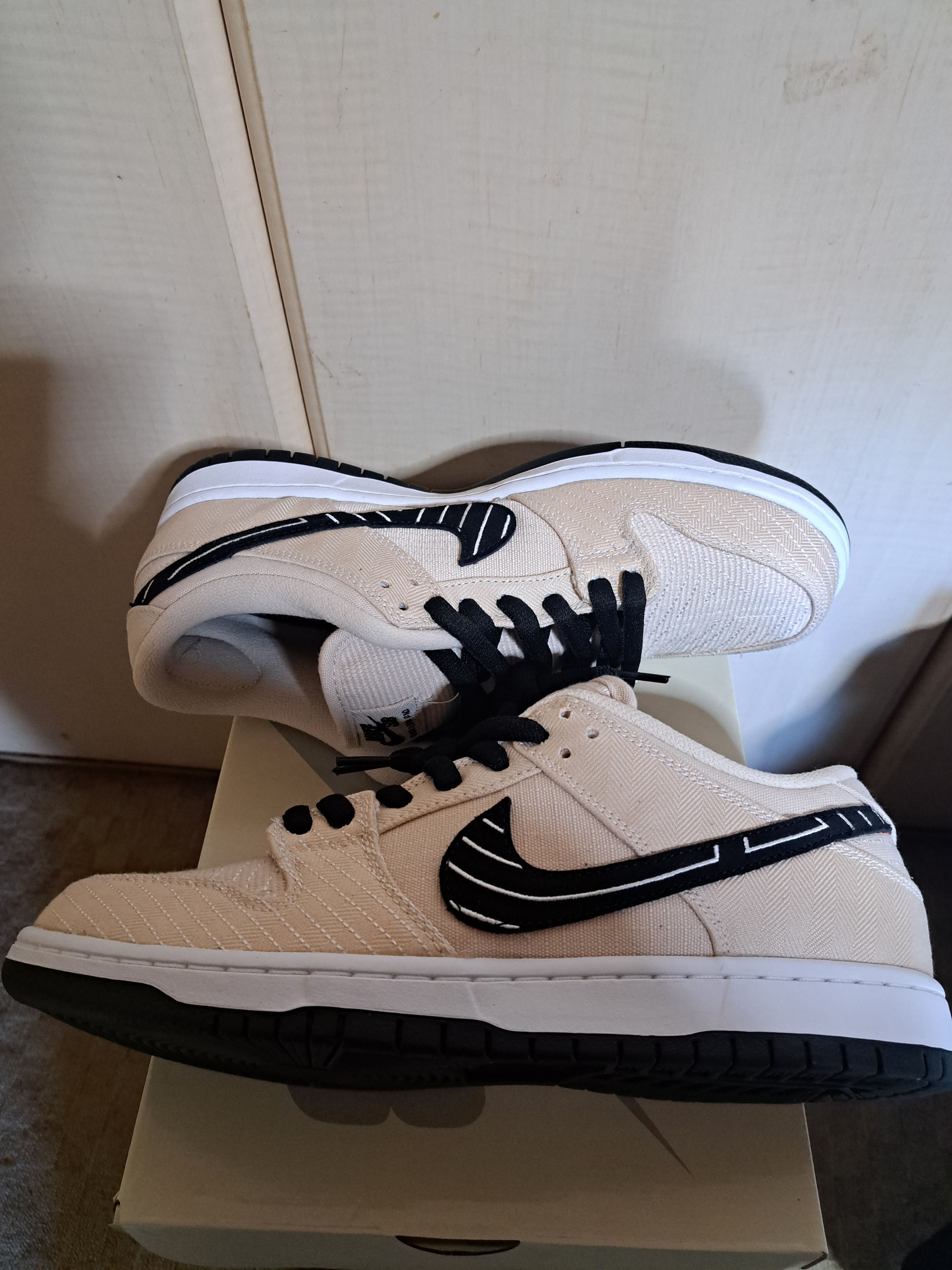 Albino & Preto × Nike SB Dunk Low Pro QS "Pearl White"