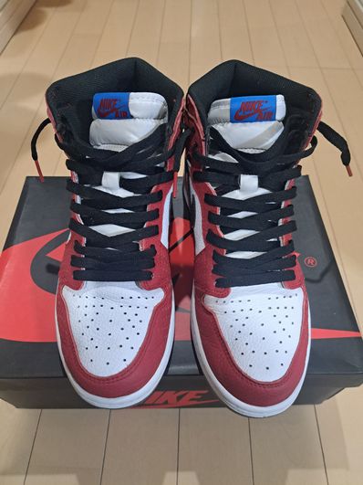 Spiderman × Nike Air Jordan 1 Origin Story "Gym Red/White/Photo Blue/Black"