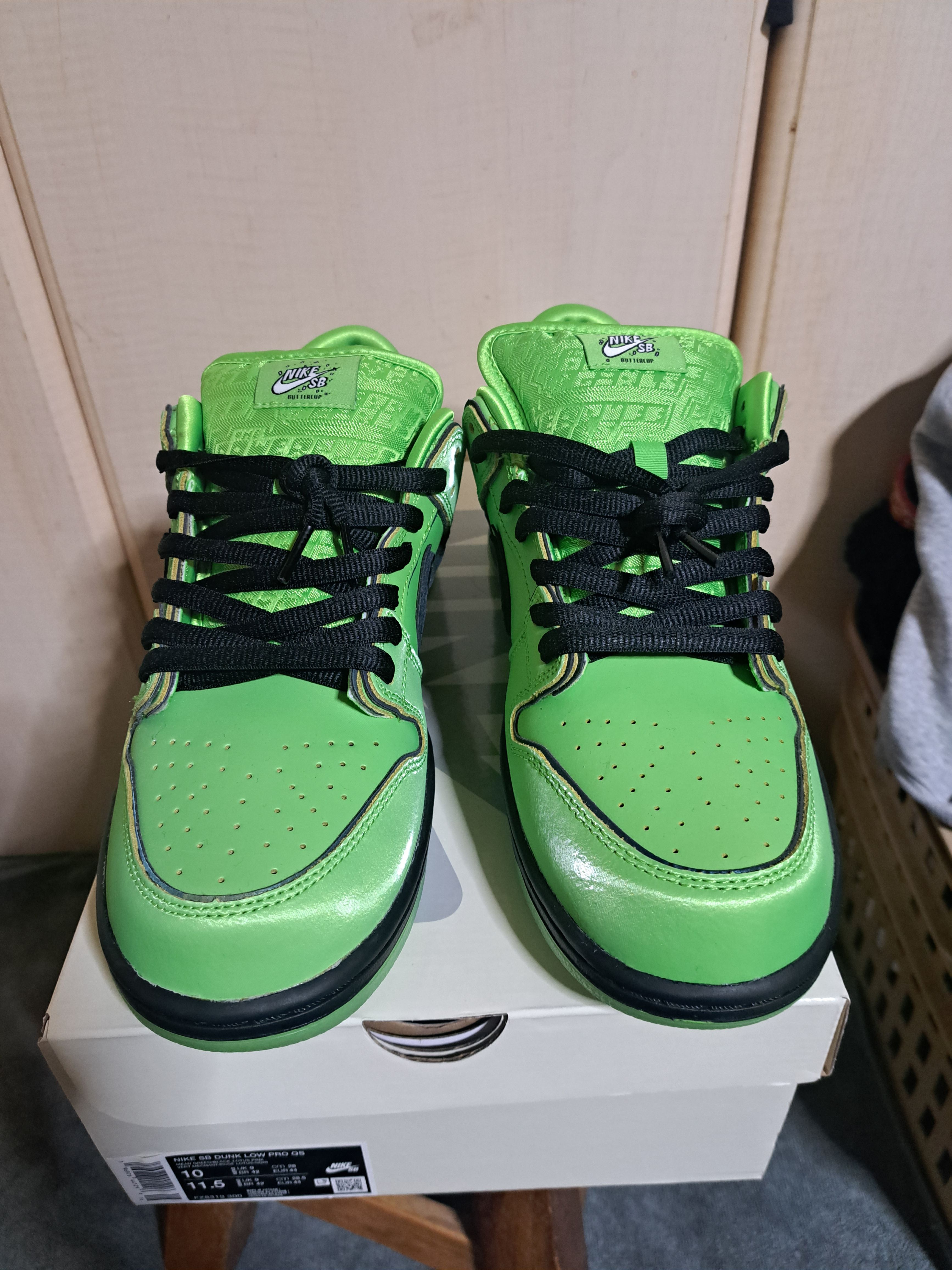 The Powerpuff Girls × Nike SB Dunk Low Pro QS "Buttercup"