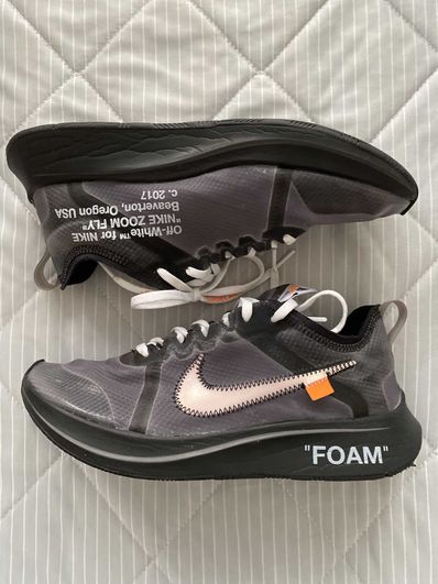 Off-White × Nike Zoom Fly "Black"