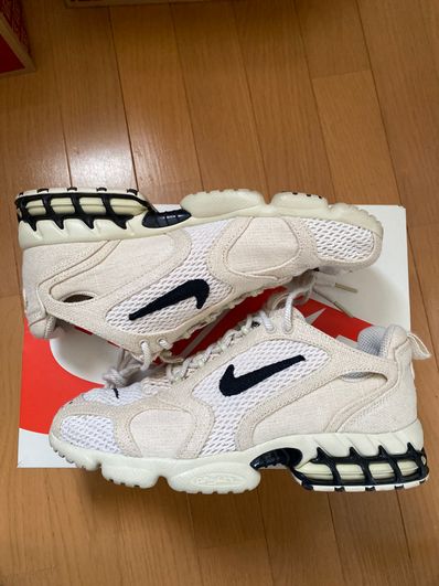 Stussy × Nike Air Zoom Spiridon CG 2 "Fossil/Black"