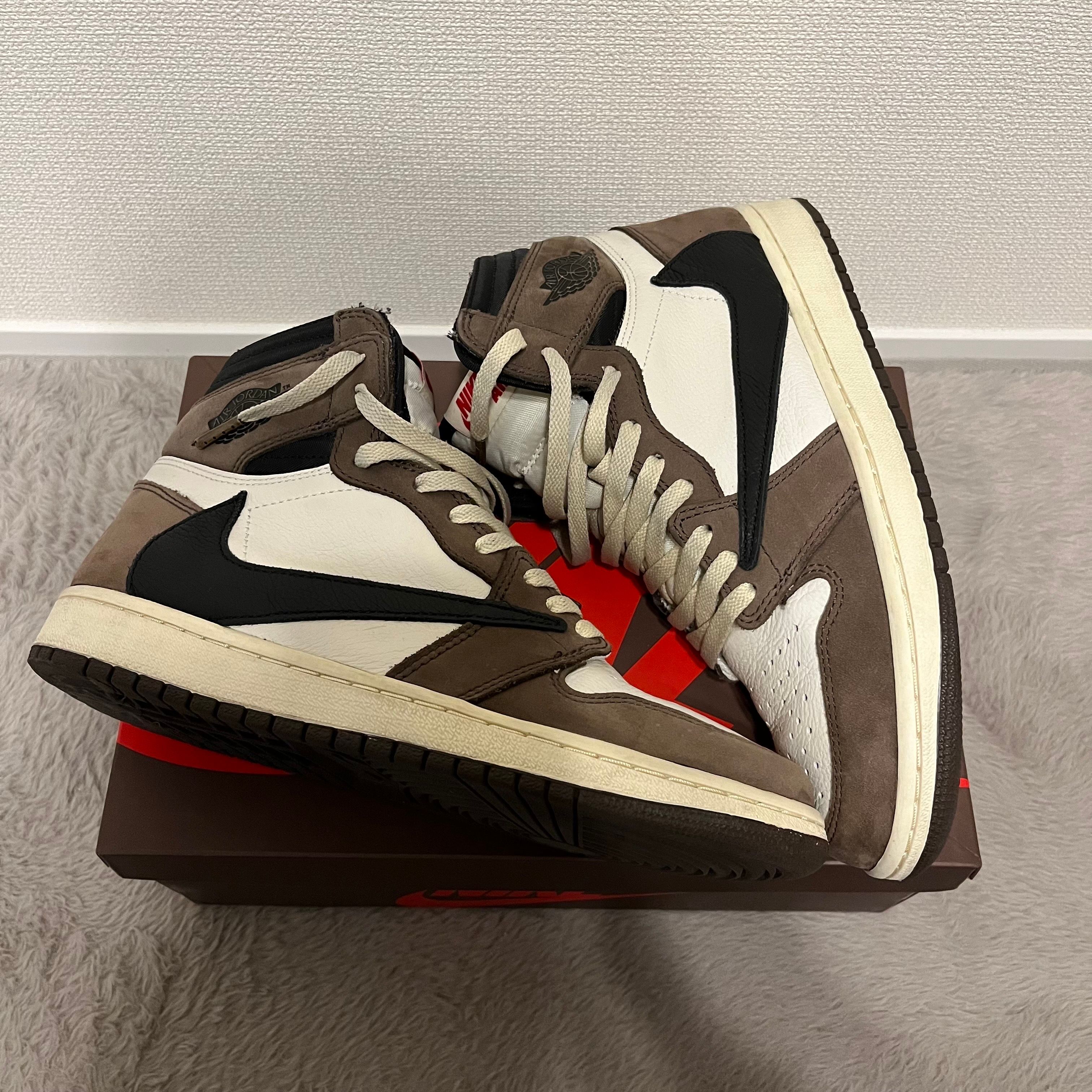 Travis Scott × Nike Air Jordan 1 Retro High OG TS SP "Sail/Dark Mocha"