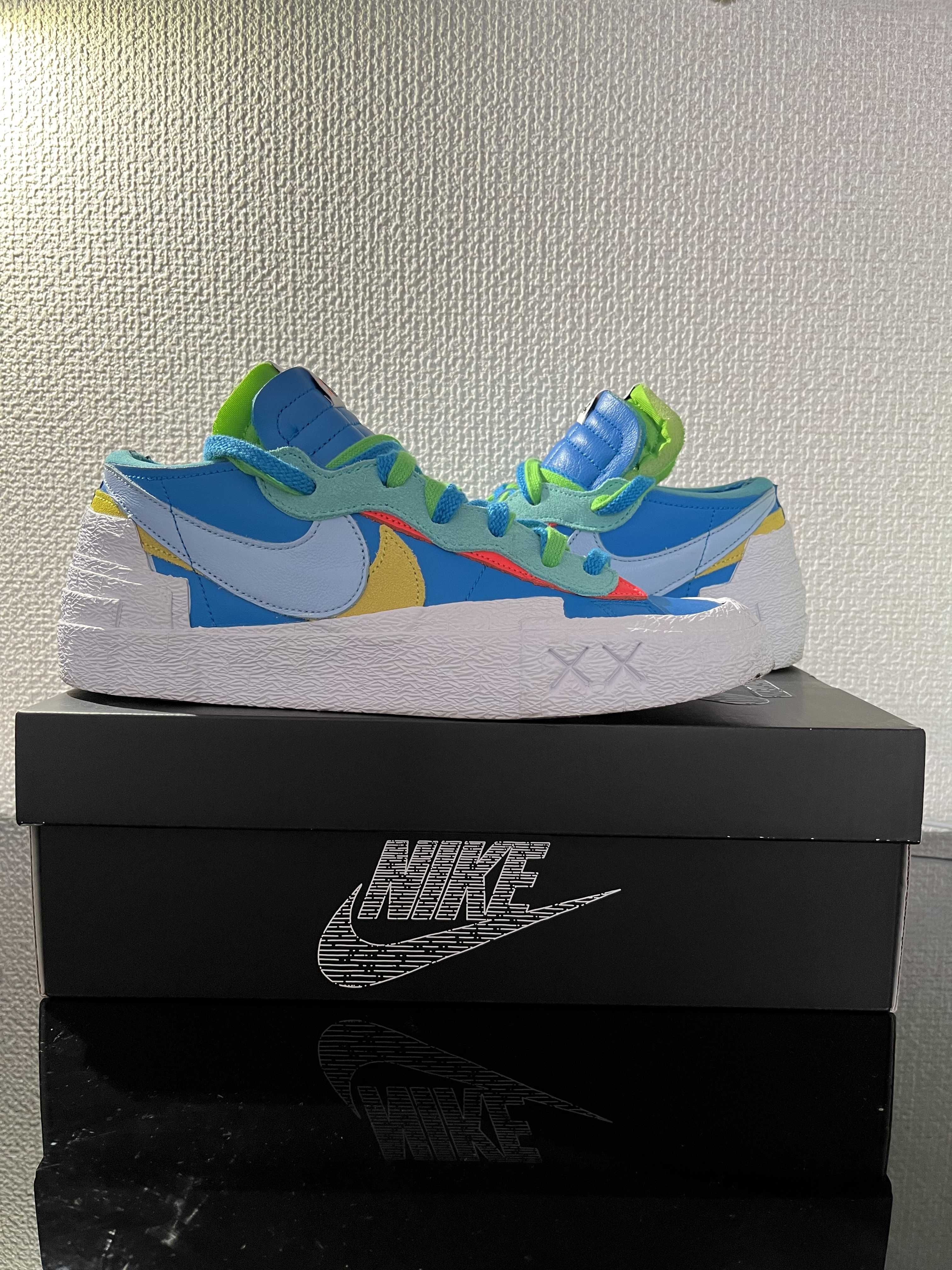 KAWS × sacai × Nike Blazer Low "Neptune Blue"