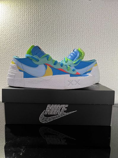 KAWS × sacai × Nike Blazer Low "Neptune Blue"