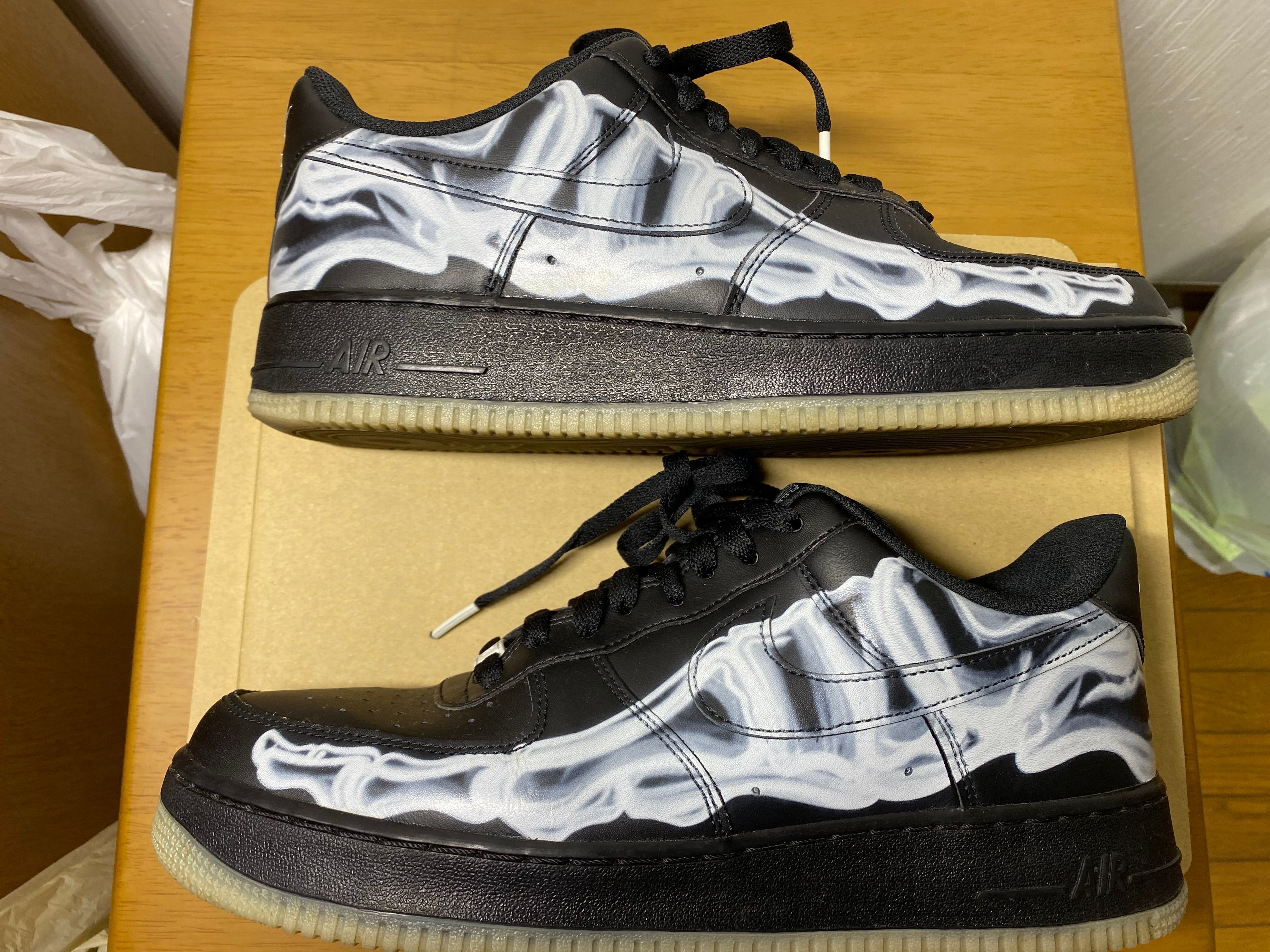 Nike Air Force 1 Low "Black Skeleton"