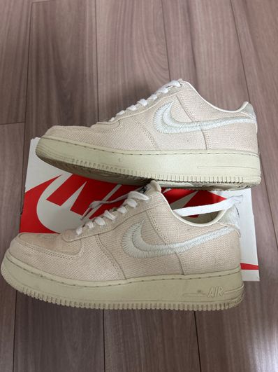 Stussy × Nike Air Force 1 Low "Fossil Stone"