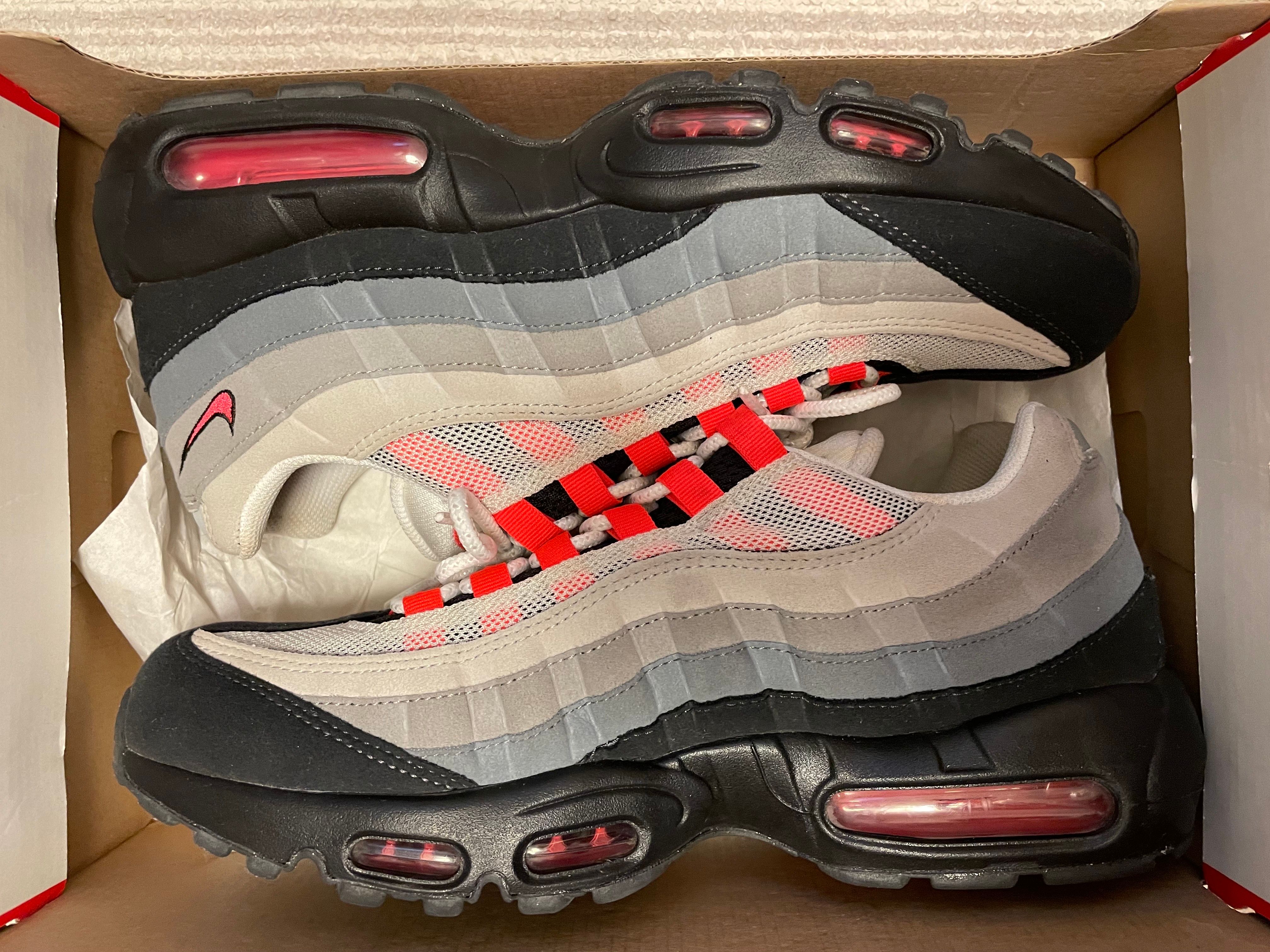 Nike Air Max 95 "White/Solar Red"