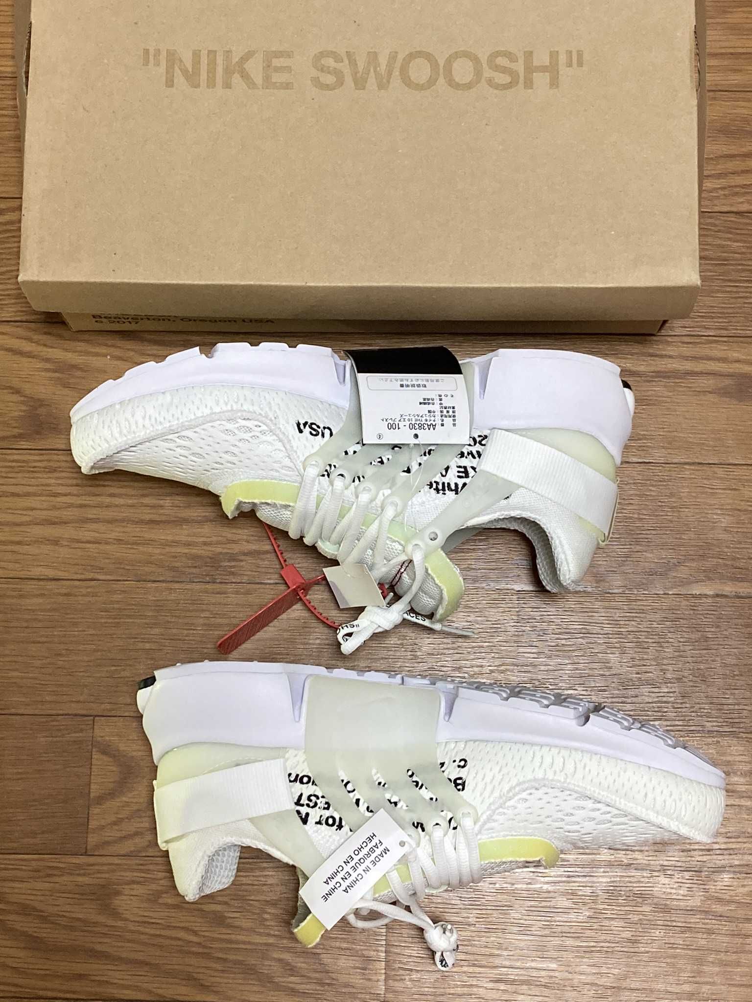 Off-White × Nike Air Presto "White/Black/Cone"
