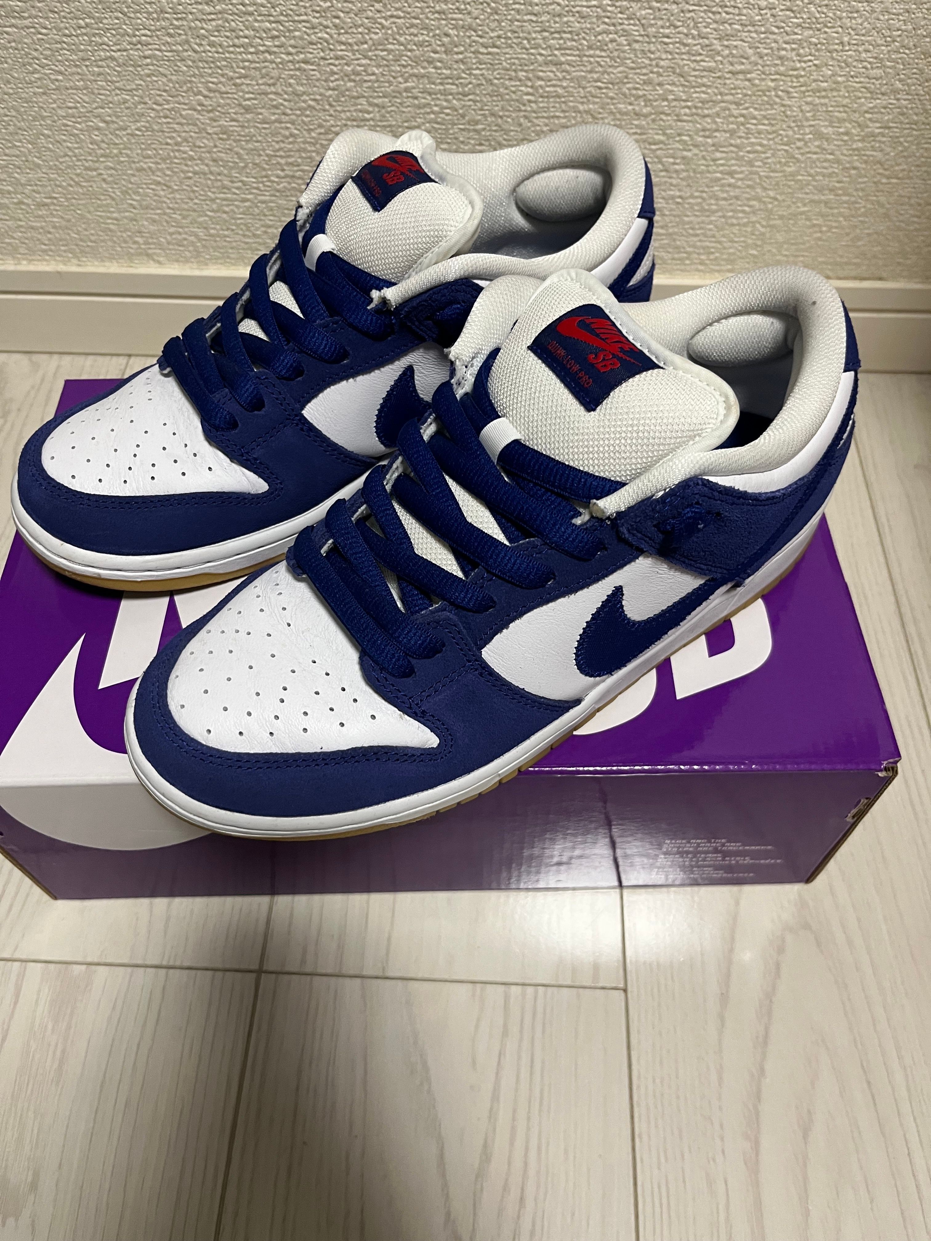 Nike SB Dunk Low "Los Angeles Dodgers/Deep Royal Blue"