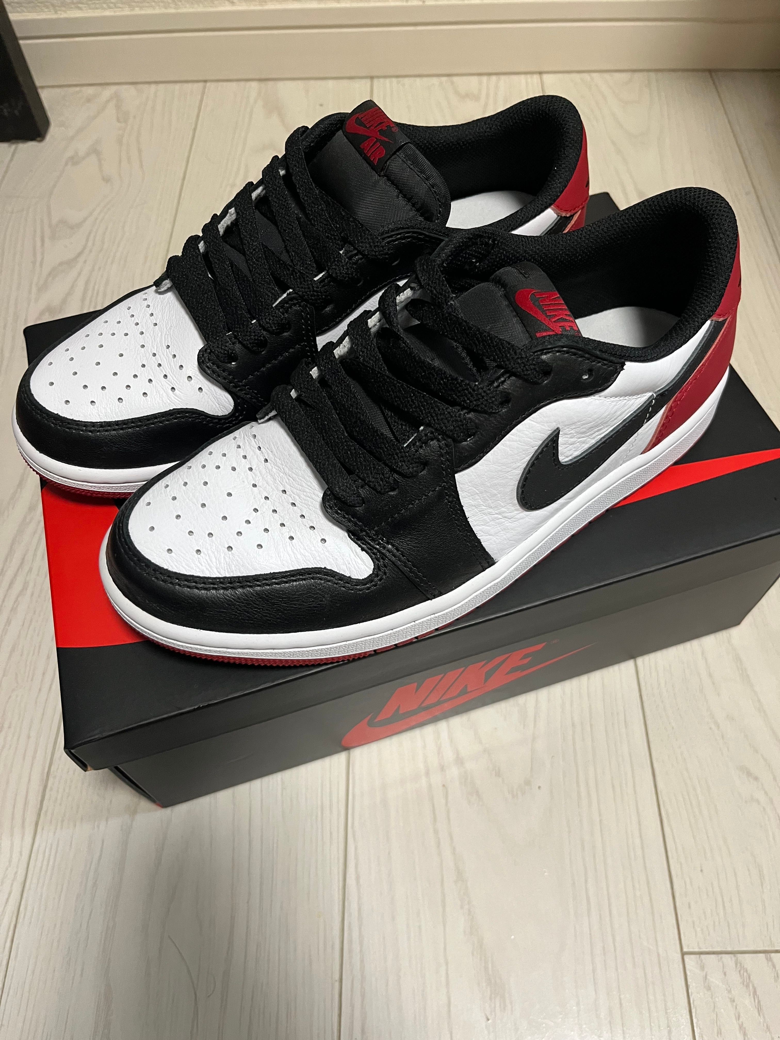 Nike Air Jordan 1 Retro Low OG "Black Toe"