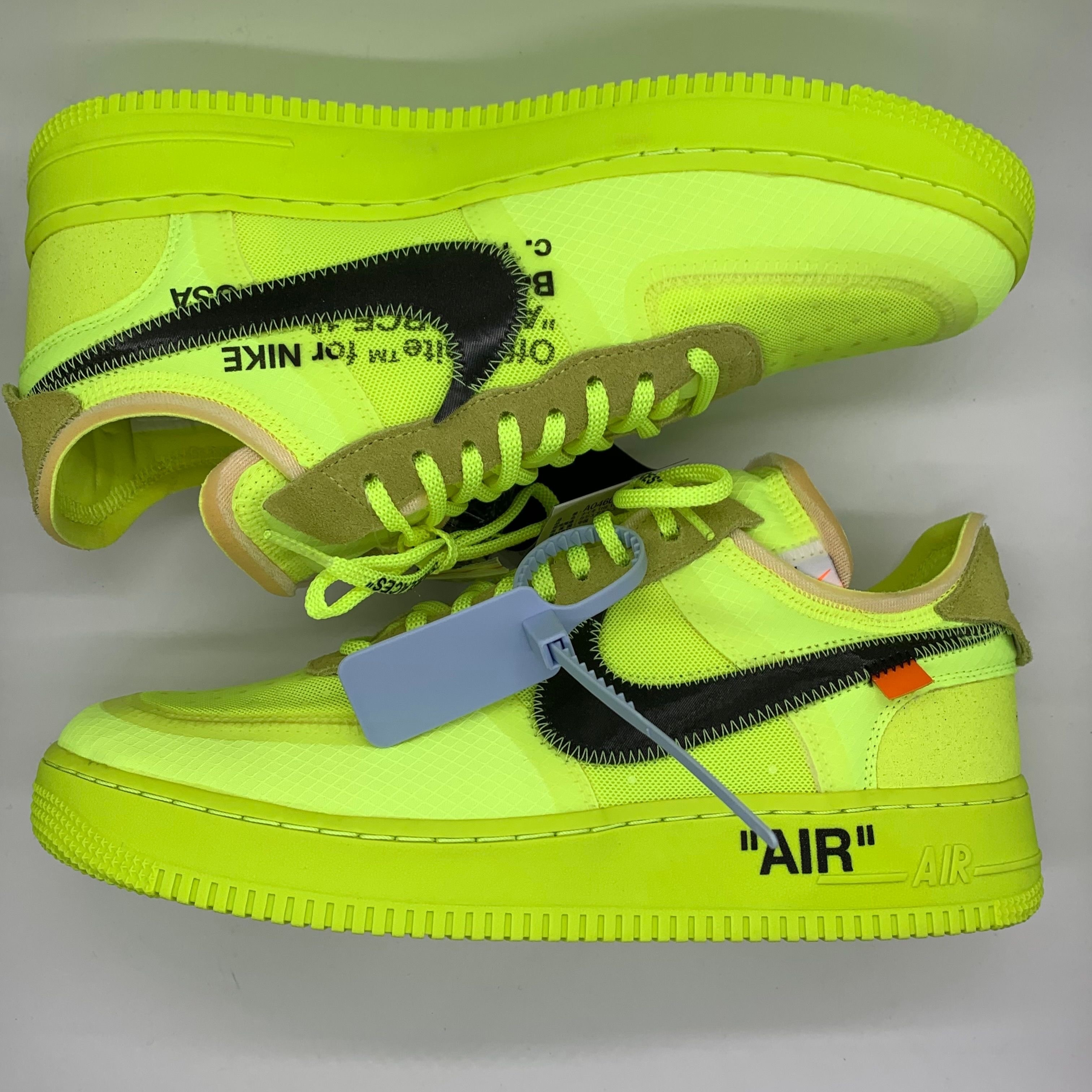 Off-White × Nike Air Force 1 Low "Volt"