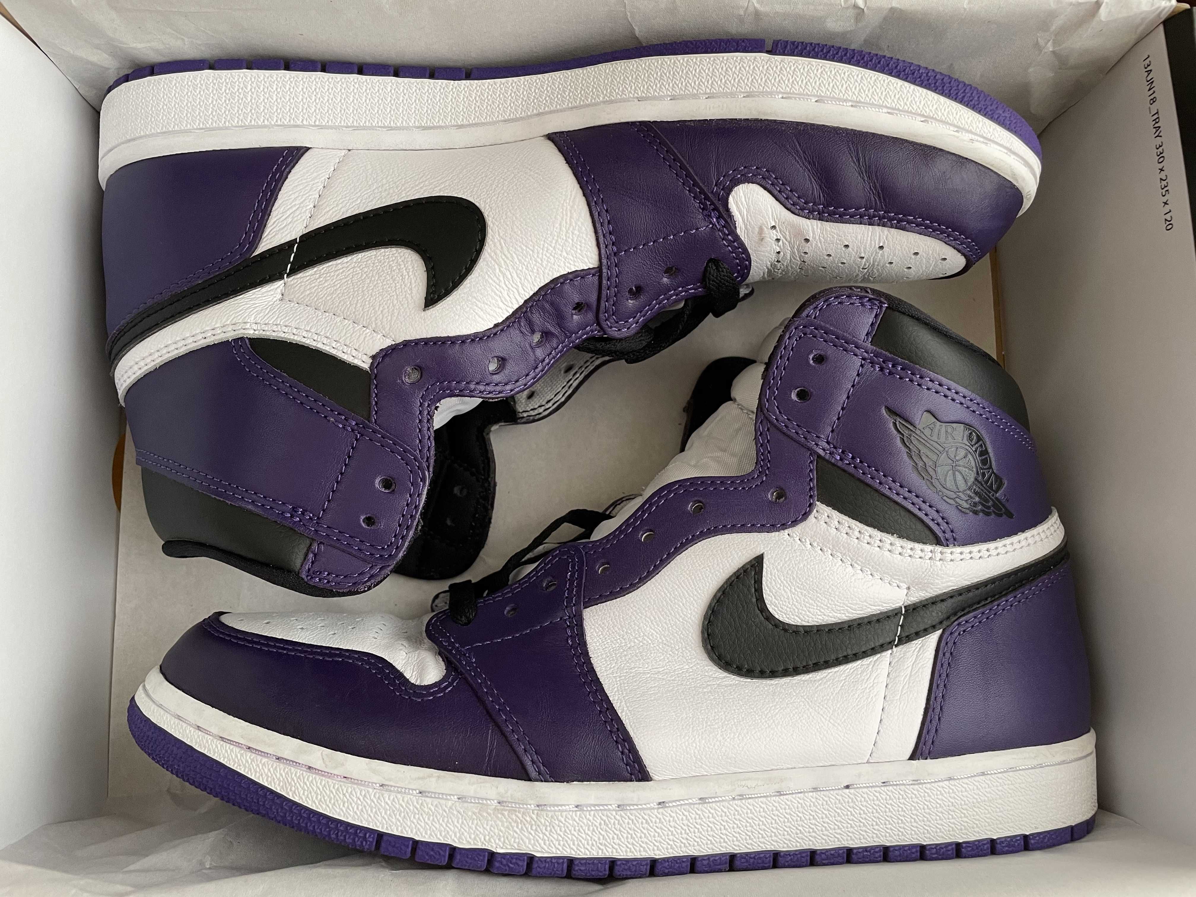 Nike Air Jordan 1 Retro High OG "Court Purple White/Black" (2020)